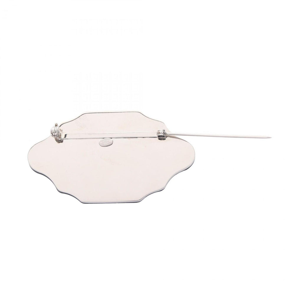 CC Logo Brooch Sterling Silver