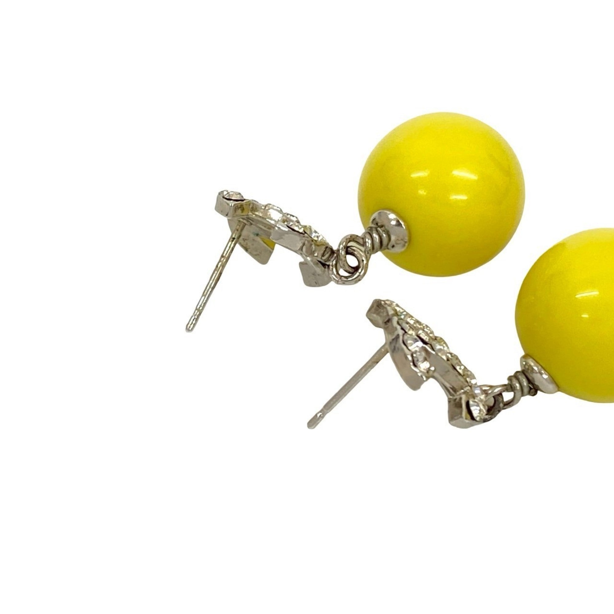 CC Logo Earrings Silver-Tone Metal Silver-Tone Metal