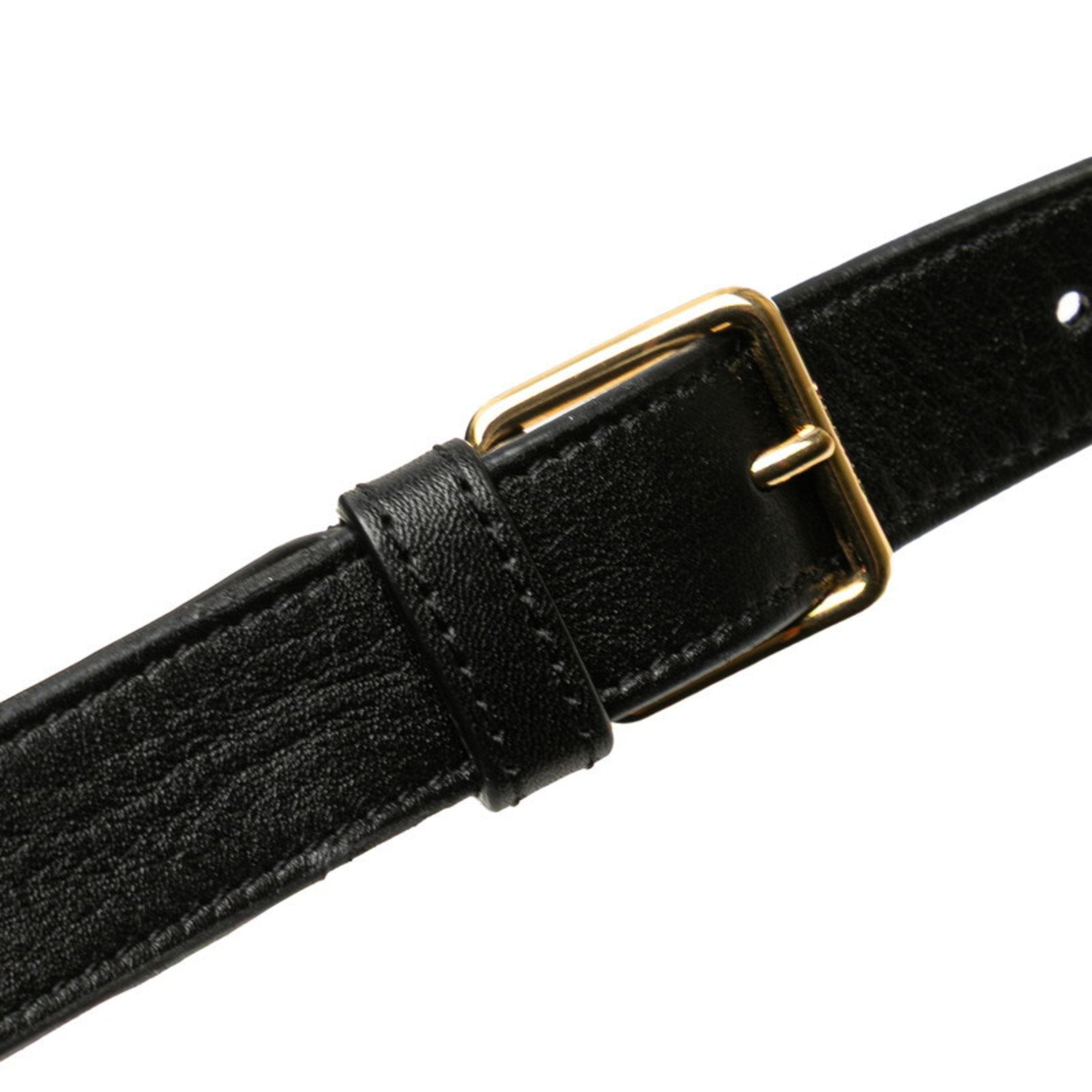 Charm Leather Black Handbag Charm