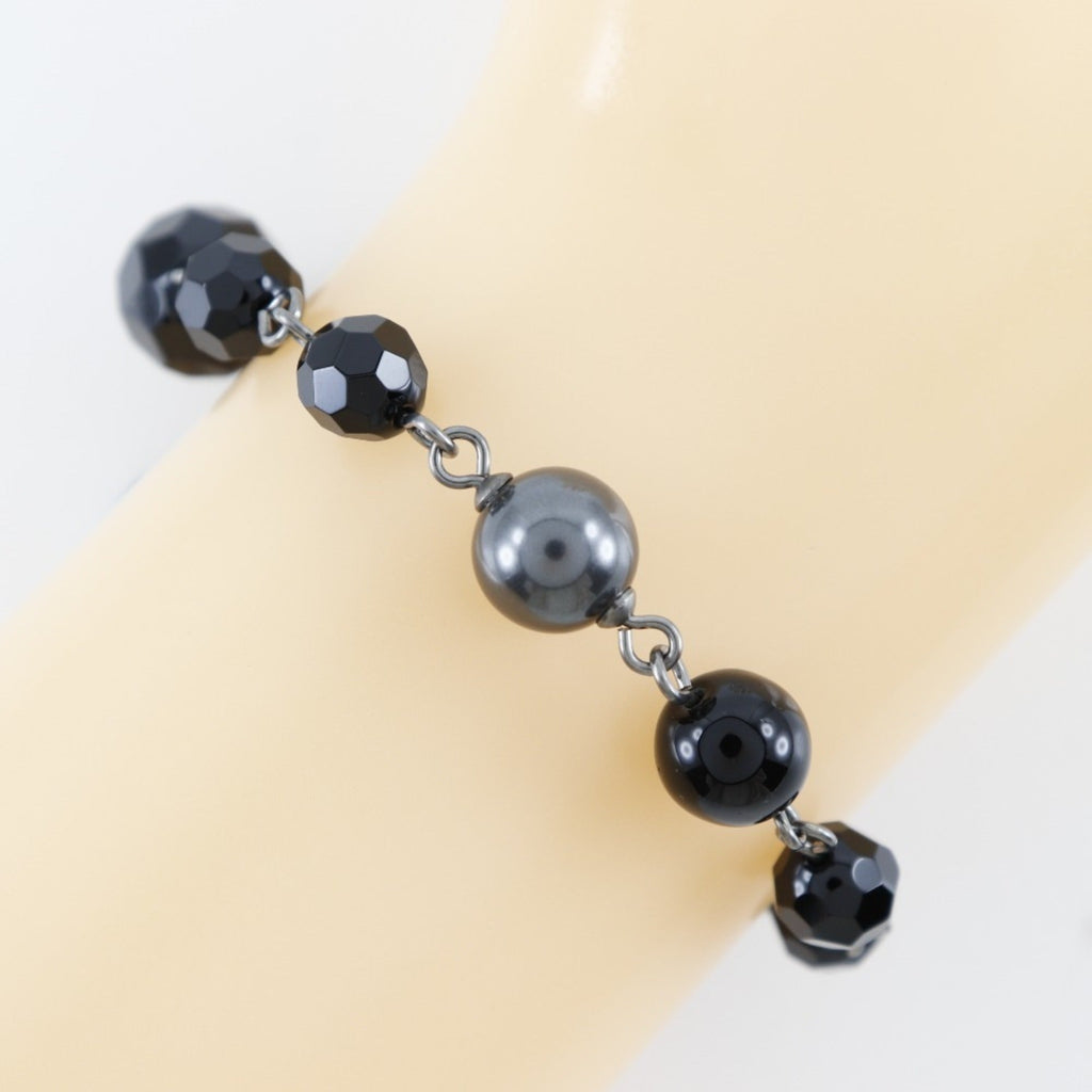 CC Logo Bracelet Silver-Tone Metal