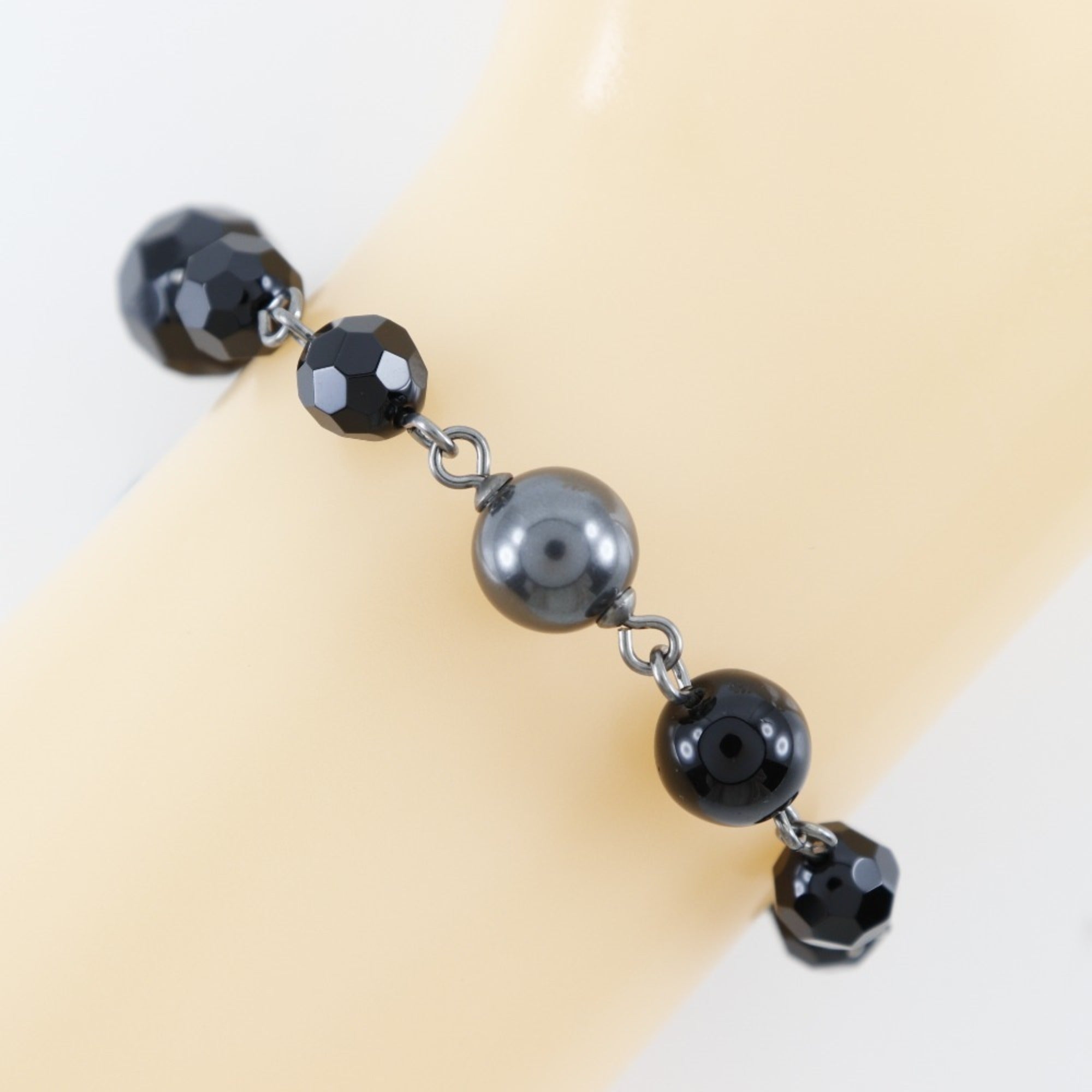 CC Logo Bracelet Silver-Tone Metal