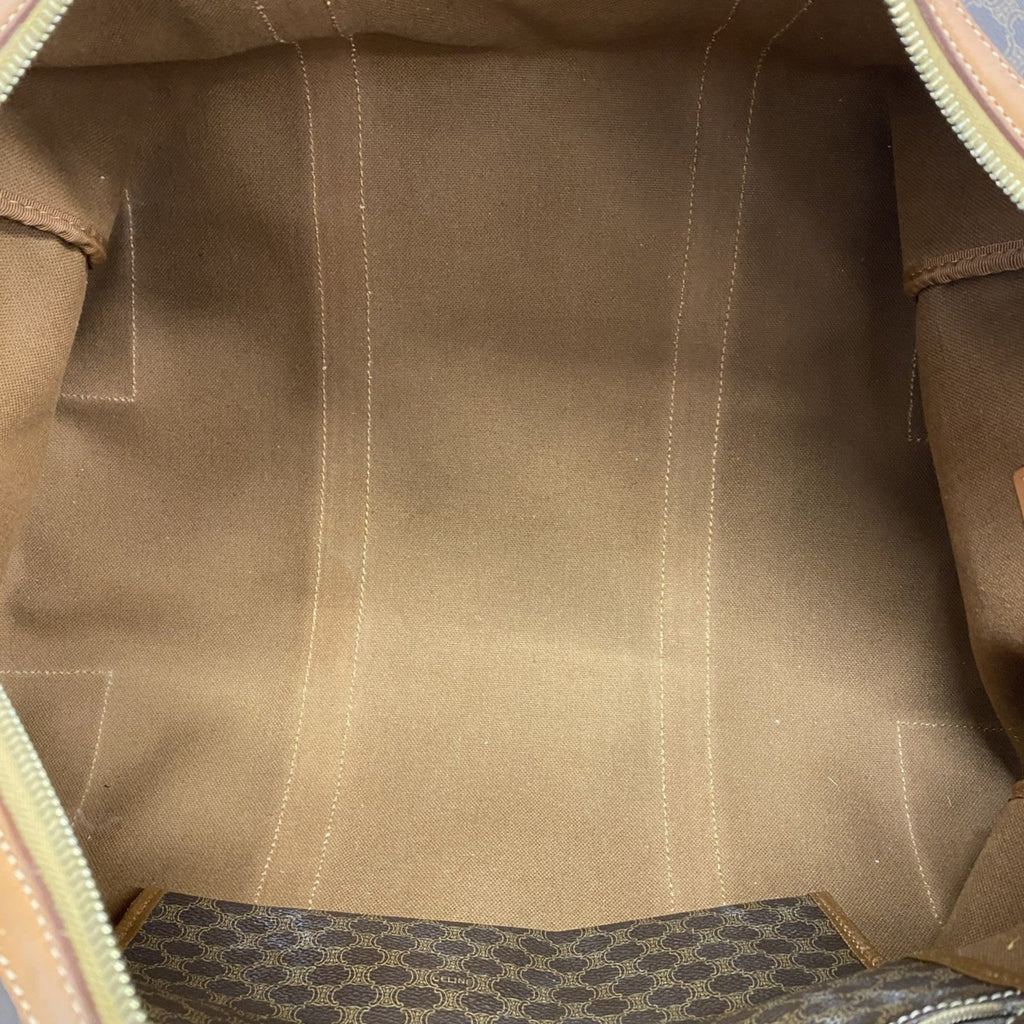 Vintage Duffle Bag Macadam Coated Canvas Large