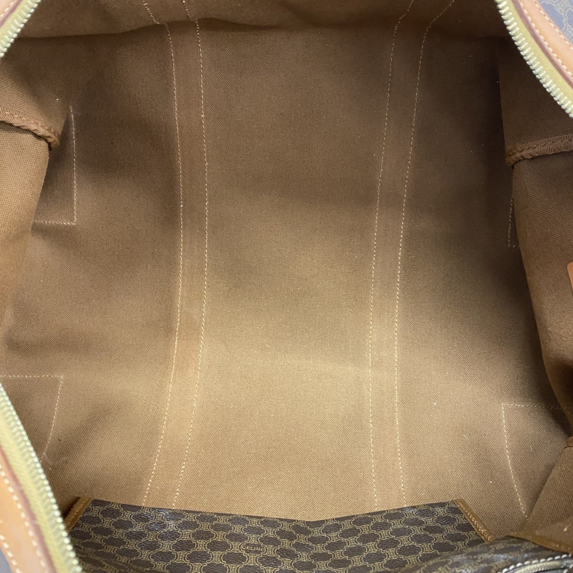 Vintage Duffle Bag Macadam Coated Canvas Large