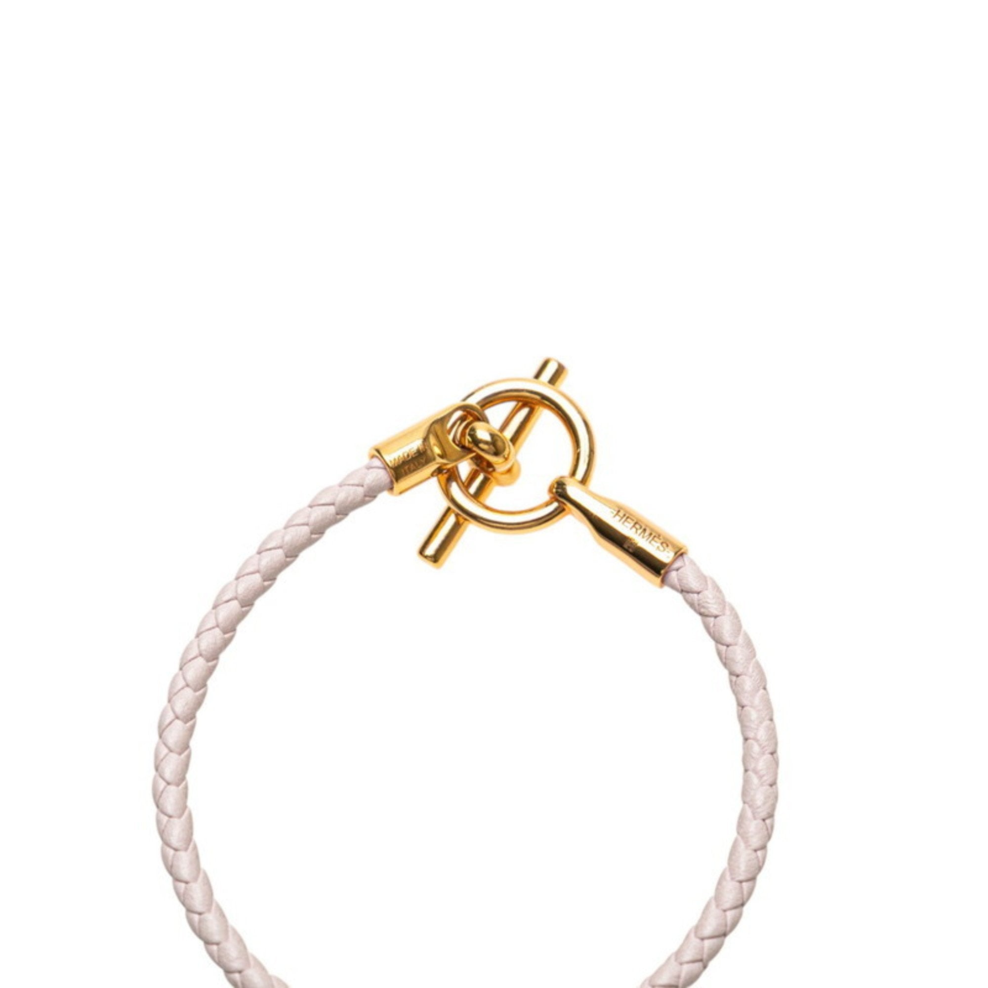 Bracelet Leather Pink Gold