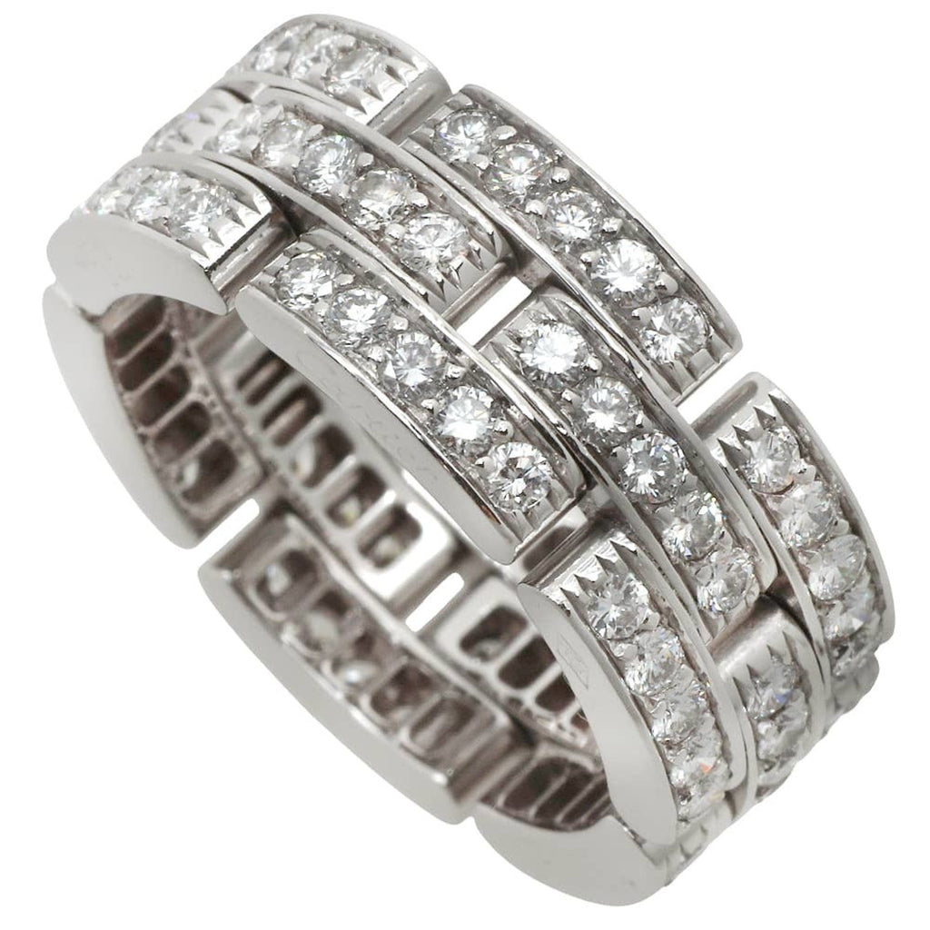 Panthere Ring 18K White Gold