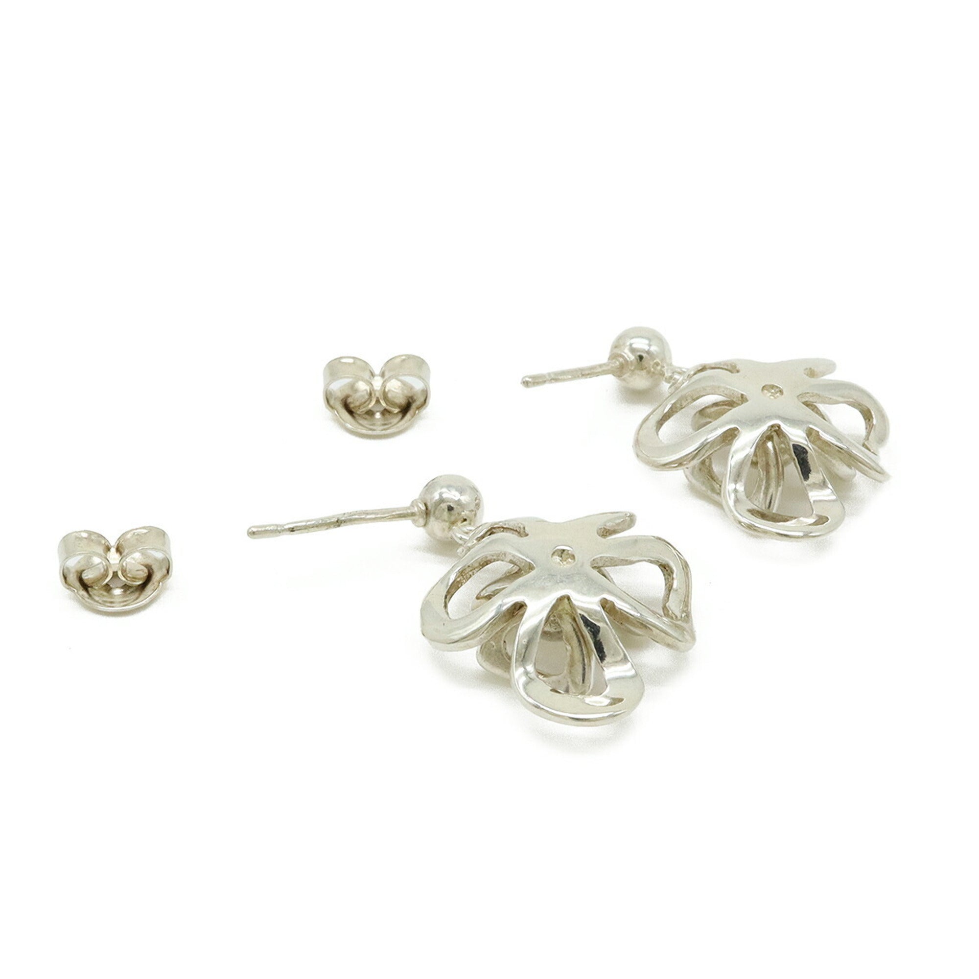 Earrings Camellia Stud Sterling Silver