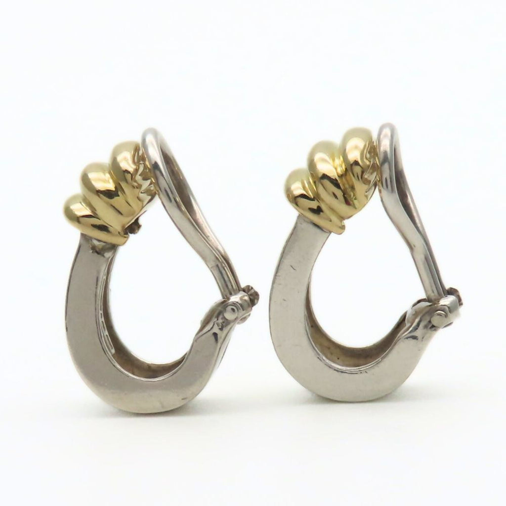Earrings 18K Gold and Sterling Silver
