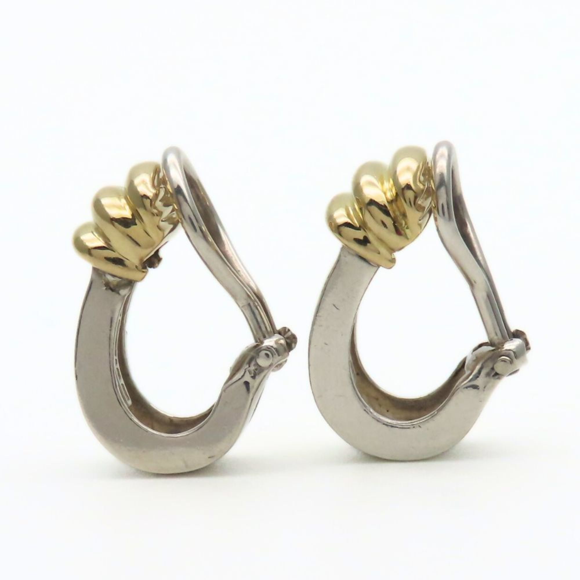 Earrings 18K Gold and Sterling Silver