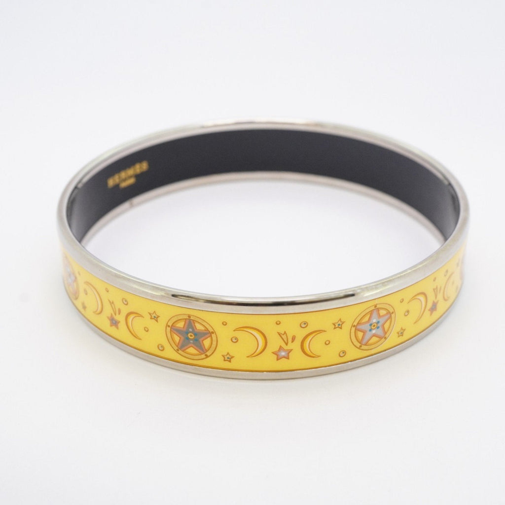 Bracelet Cloisonné and Enamel and Metal Multi-Color Silver Yellow