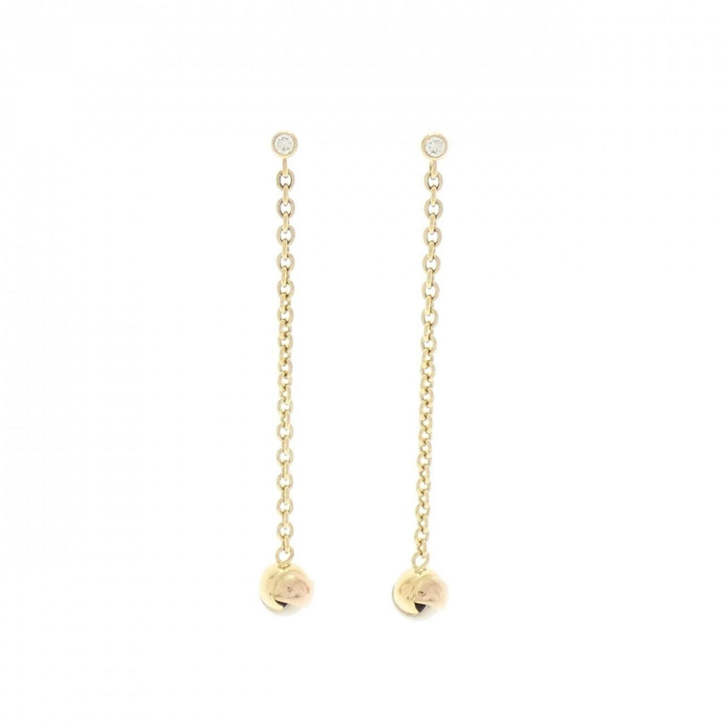 Trinity Earrings 18K Tricolor Gold