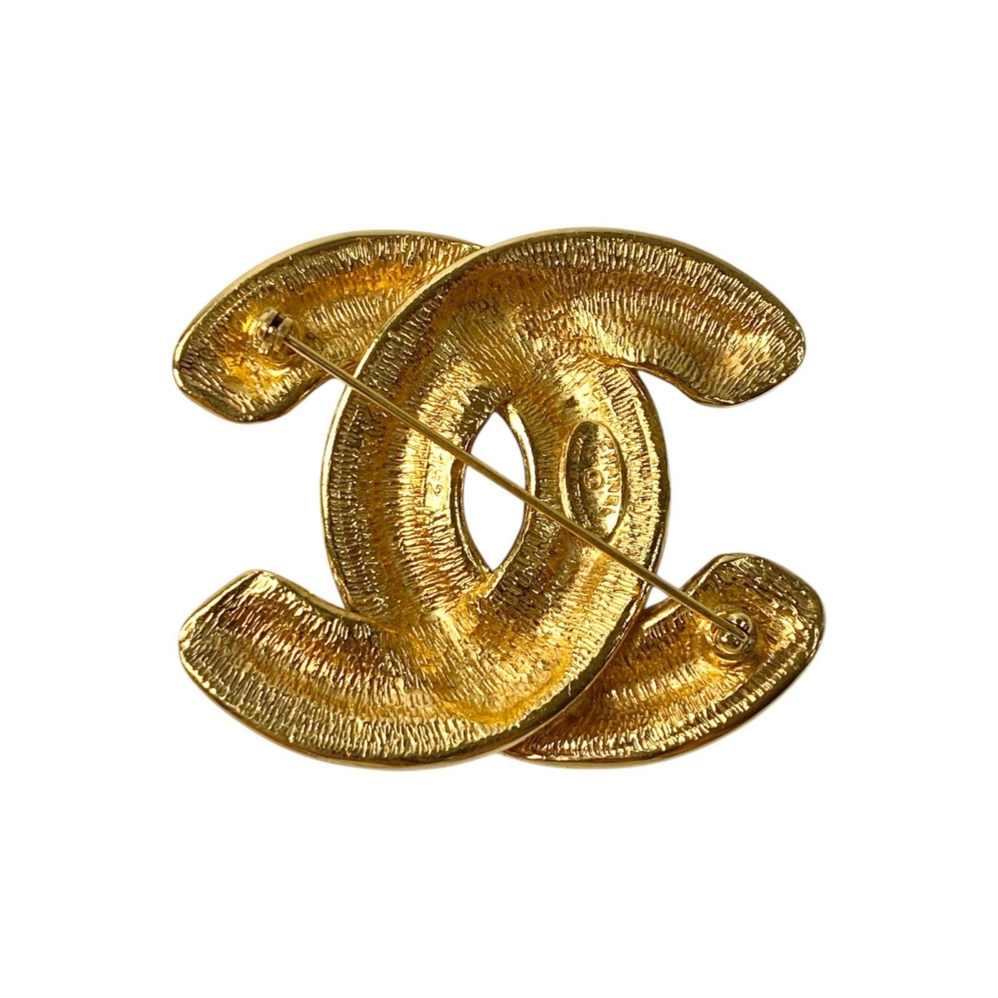 CC Logo Brooch Metal