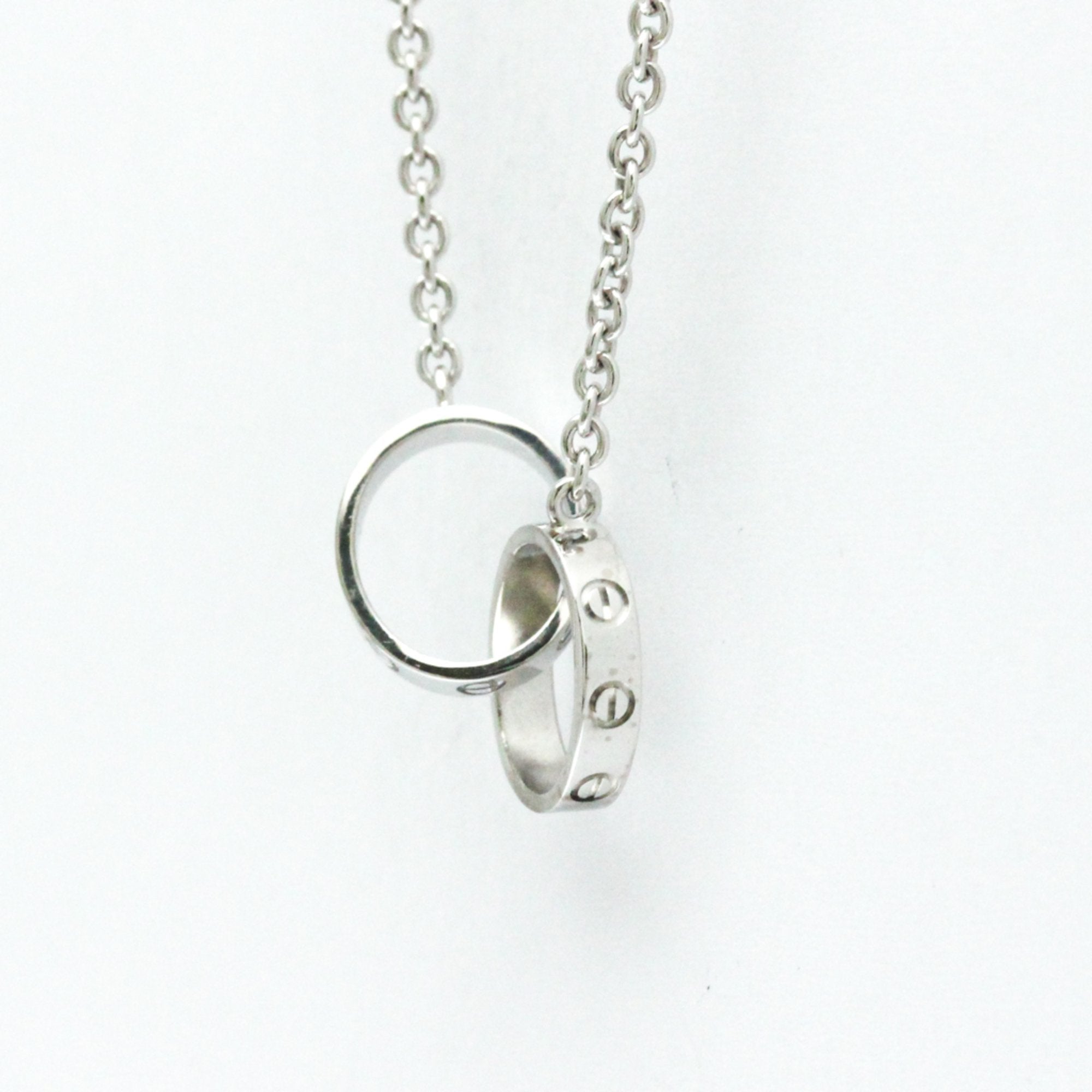 Pendant Necklace 18K White Gold