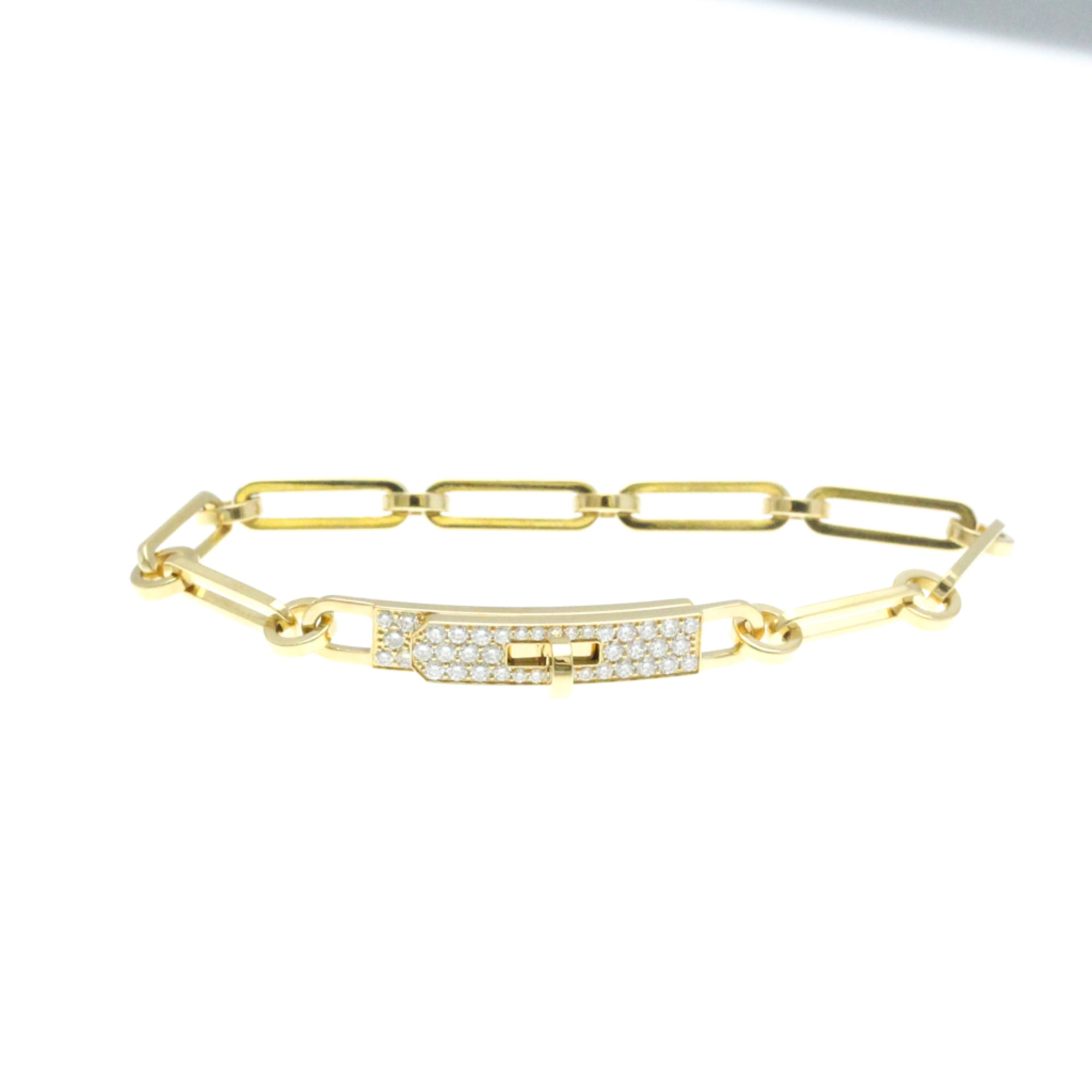 Kelly Bracelet 18K Yellow Gold Mini with Diamond