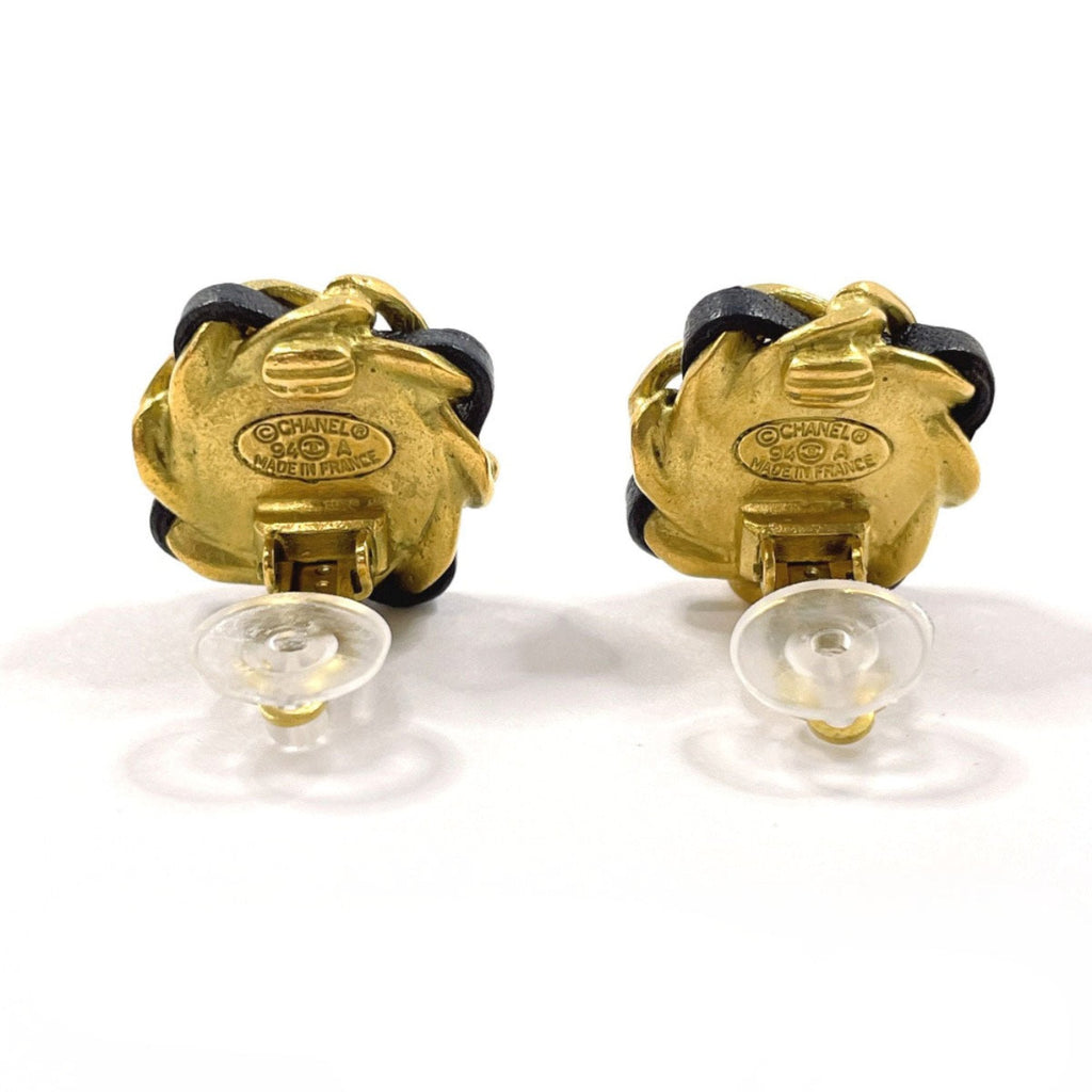 Clip-On Earrings Pearl Clip-On Gold-Tone Metal
