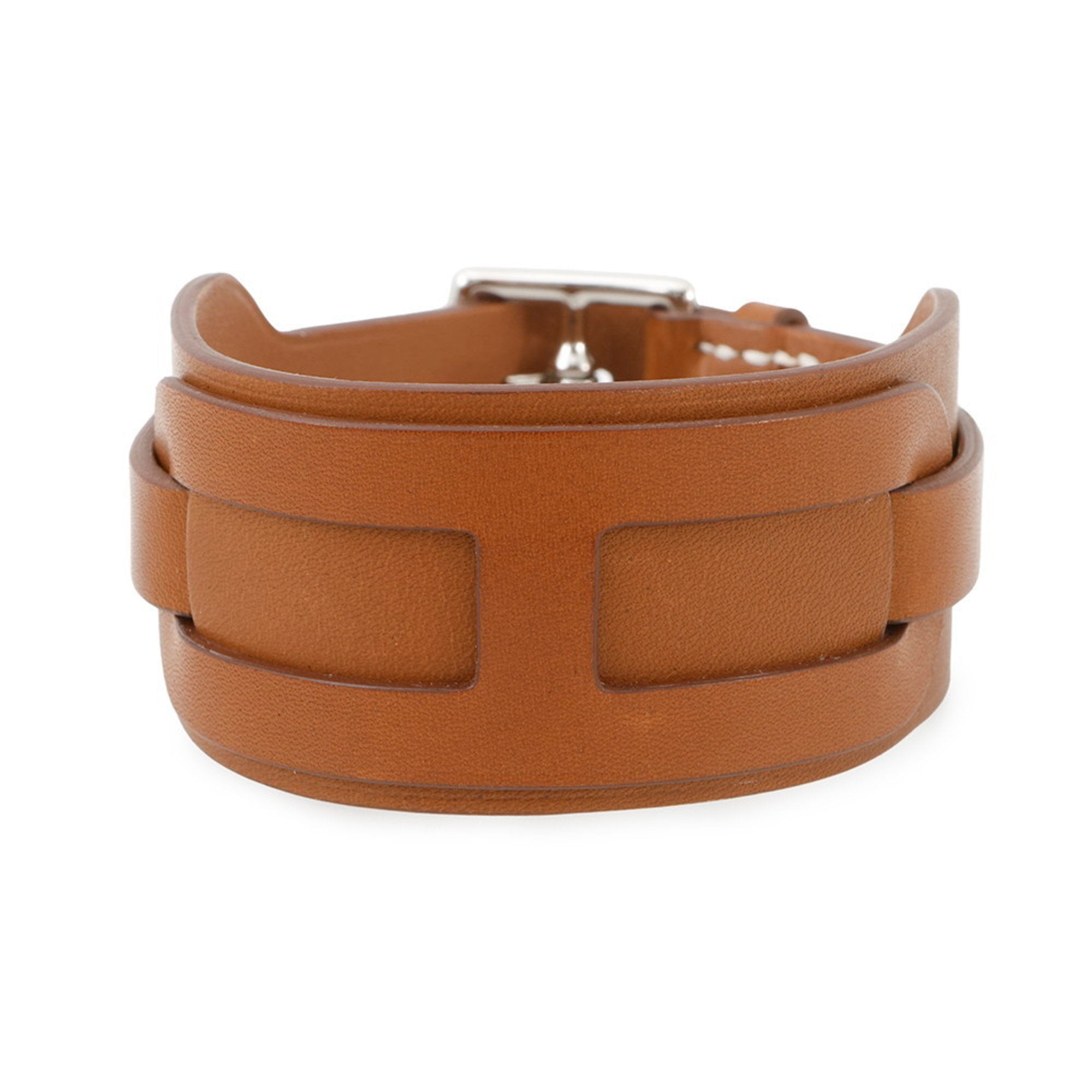 Charm Bracelet Tadelakt Leather Gold