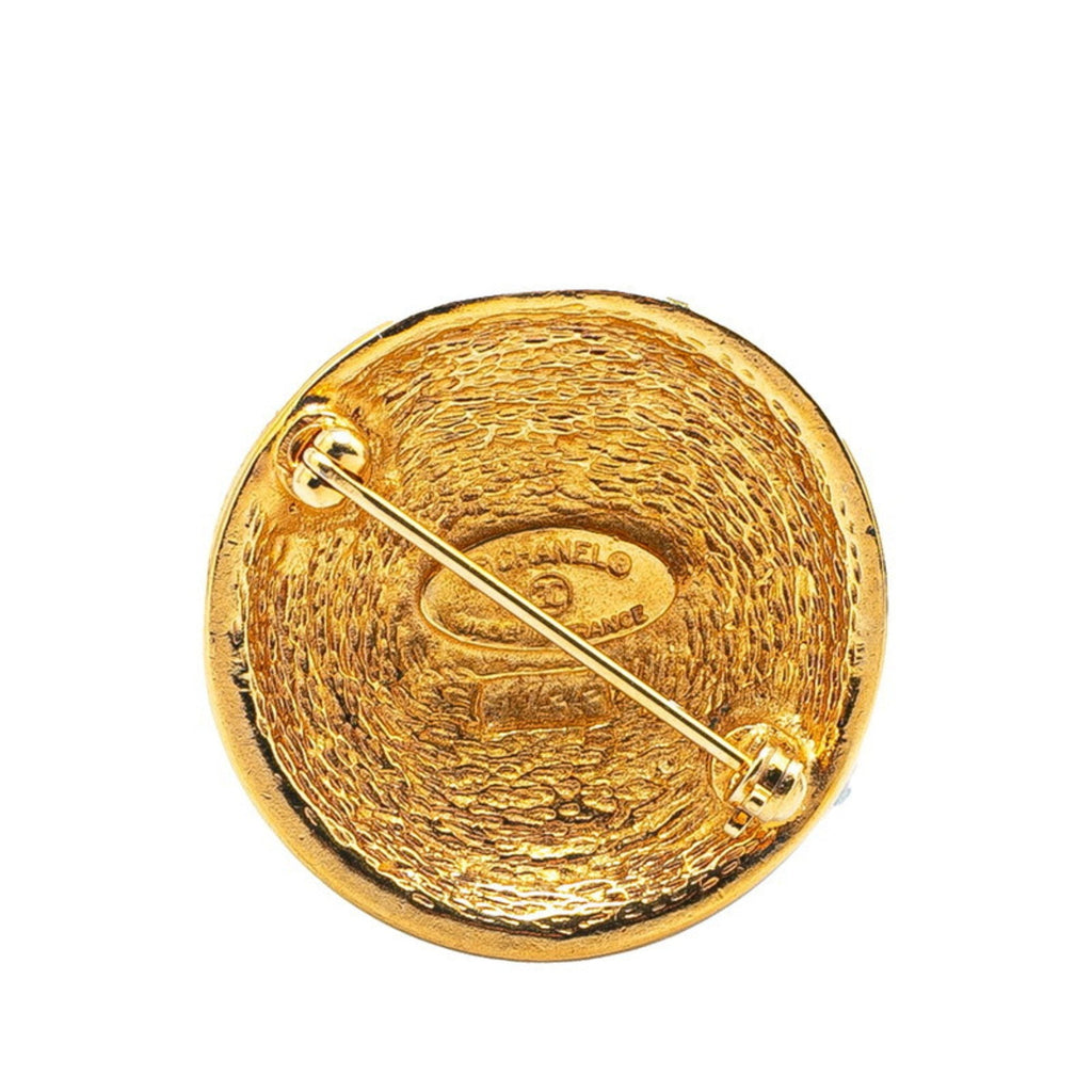 CC Logo Brooch Metal