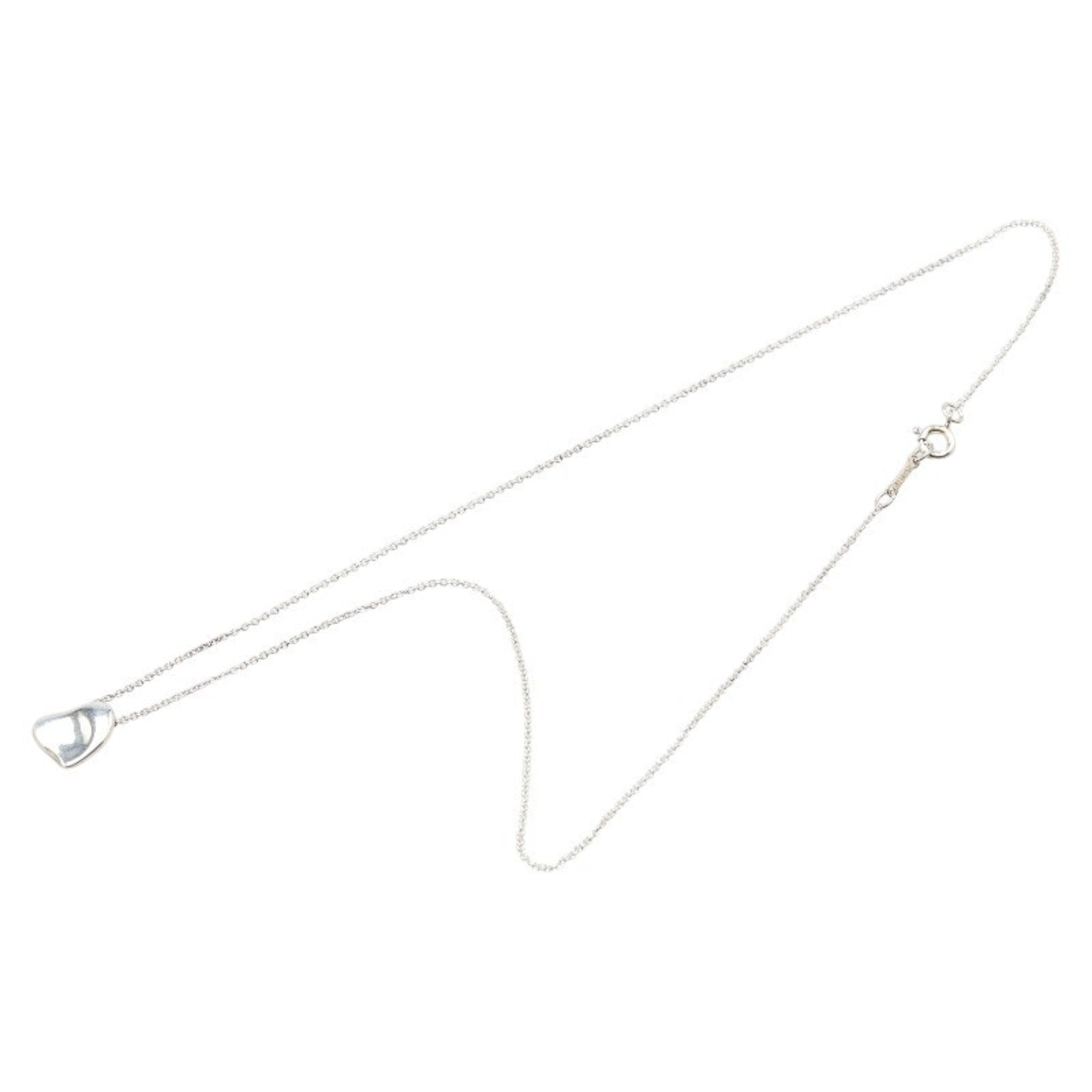 Full Heart Pendant Necklace Sterling Silver