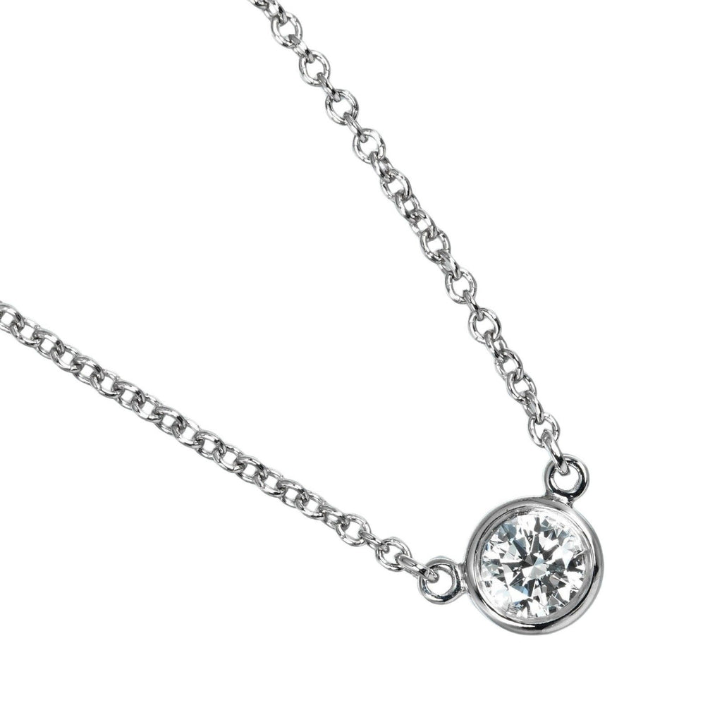 Elsa Peretti Diamonds By The Yard Pendant Necklace Platinum and Diamond