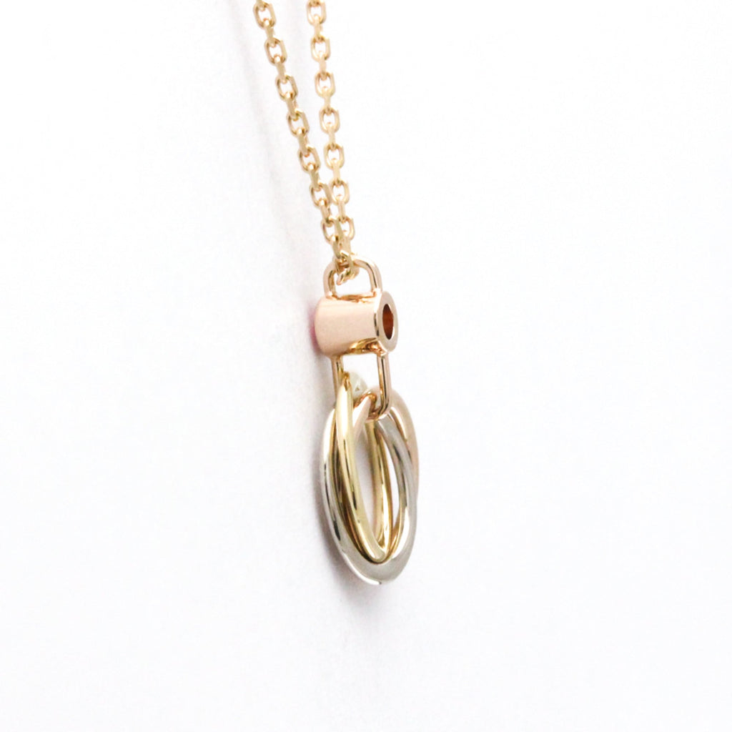 Trinity Pendant Necklace 18K Tricolor Gold