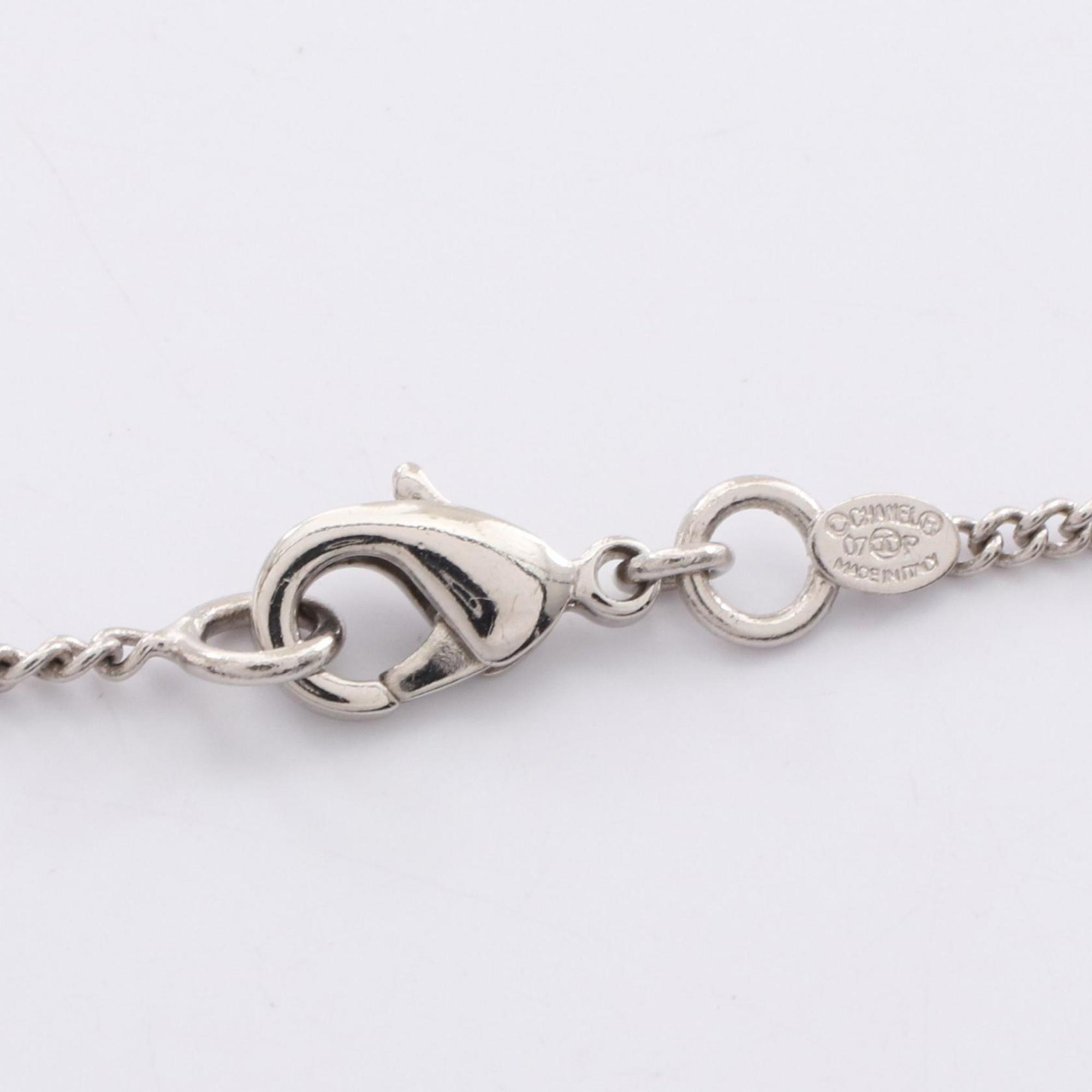CC Logo Pendant Necklace Sterling Silver