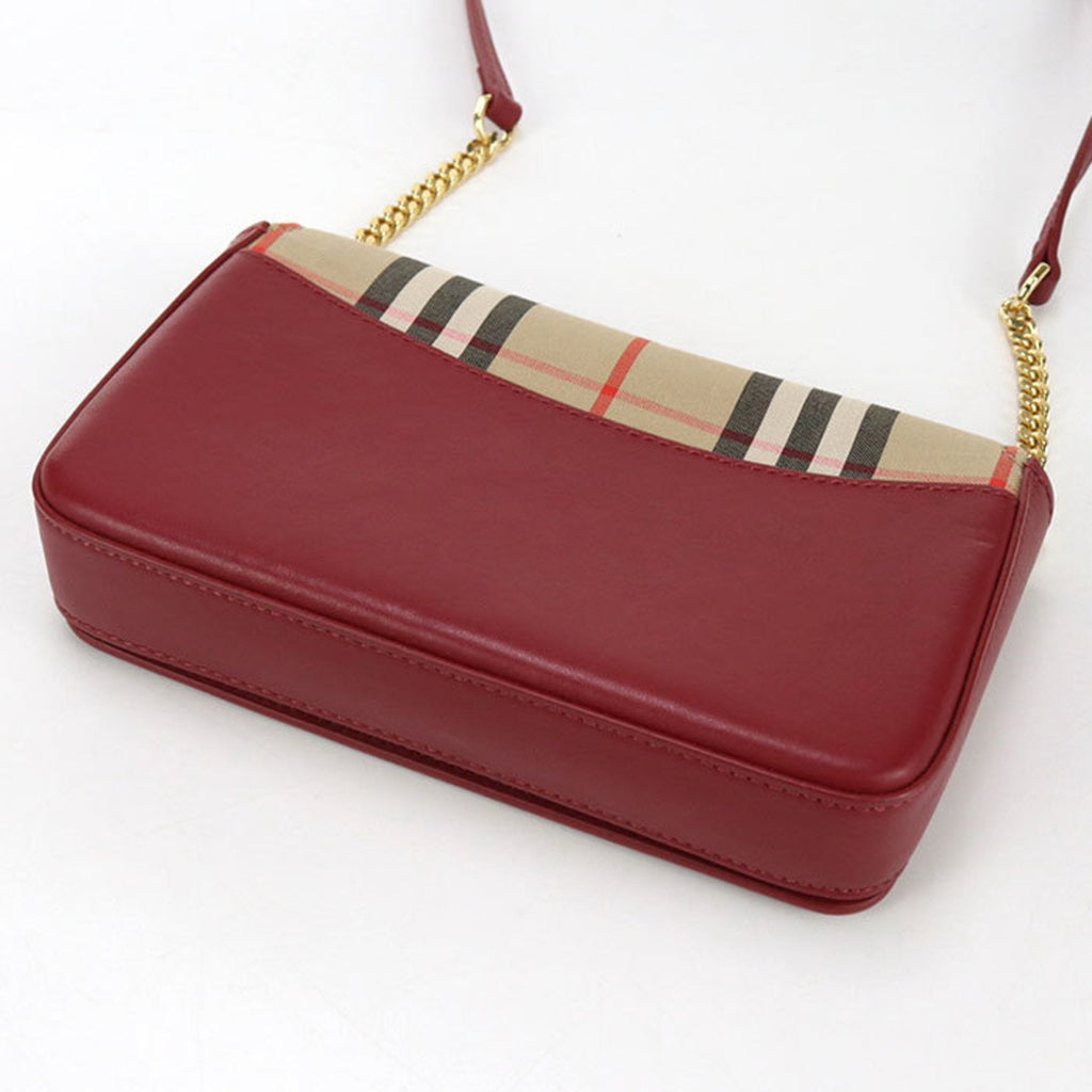 Macken Crossbody Bag Vintage Check Canvas Small