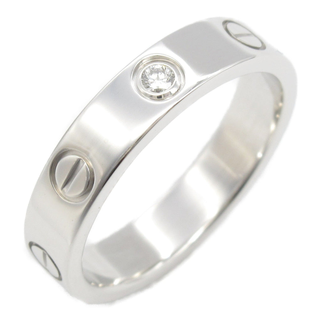Ring 18K White Gold with Diamond Mini