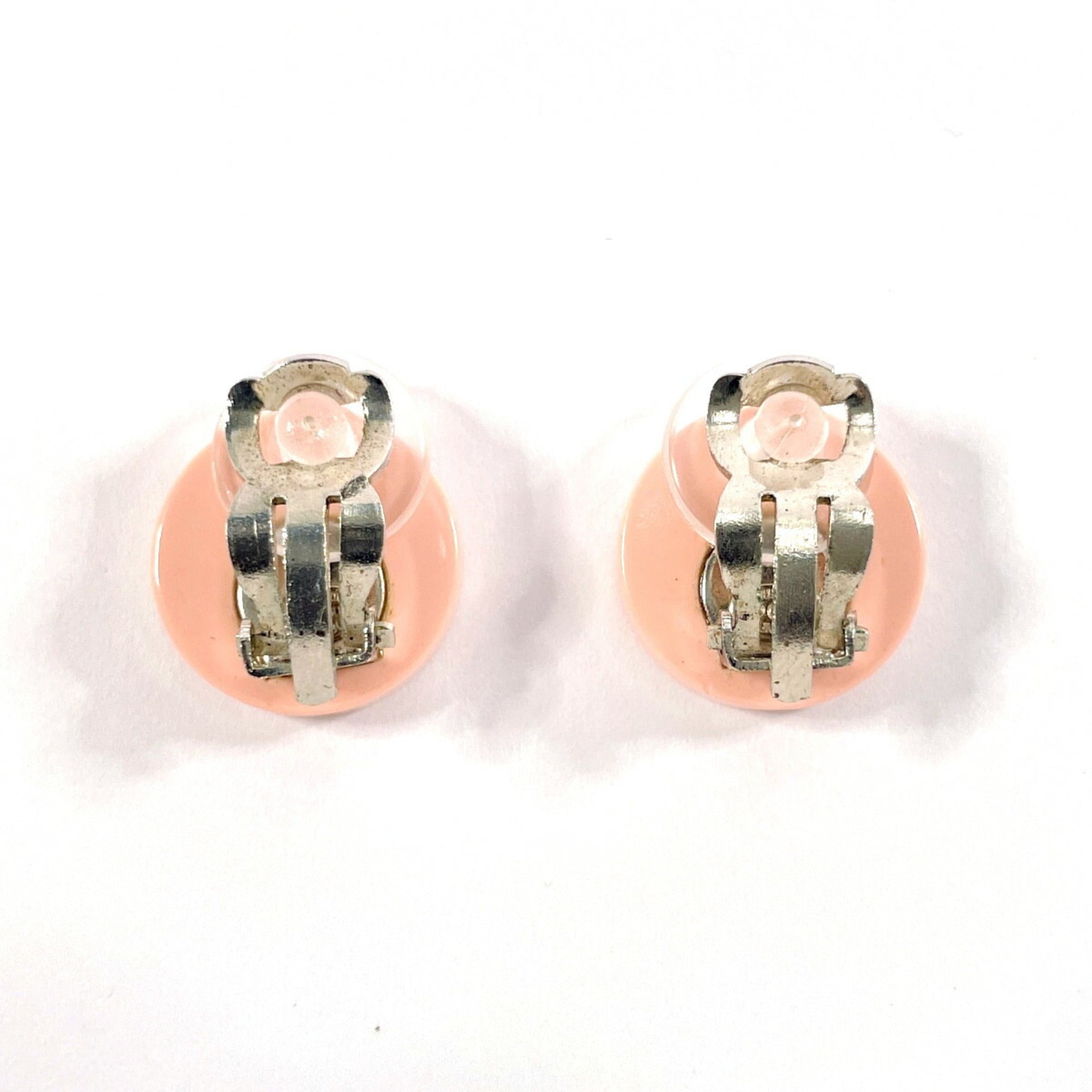CC Logo Clip-On Earrings Metal