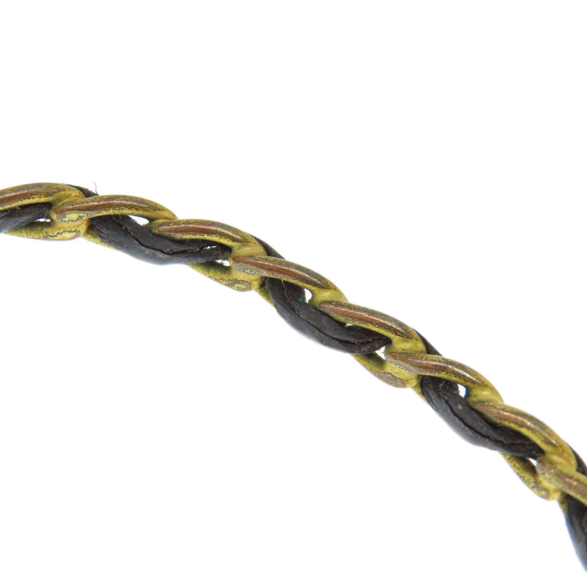 CC Logo Bracelet Gold-Tone Metal