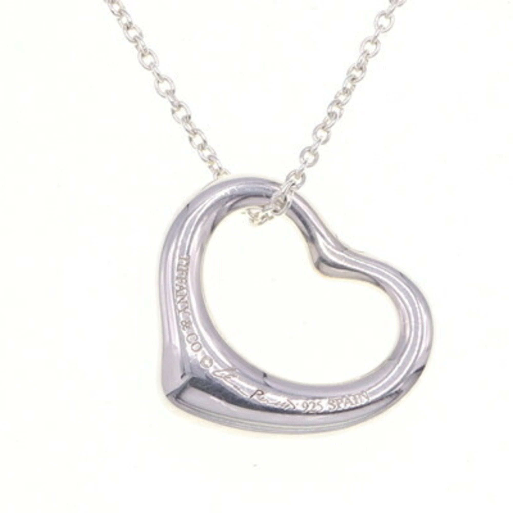 Elsa Peretti Pendant Necklace Sterling Silver 13.6mm
