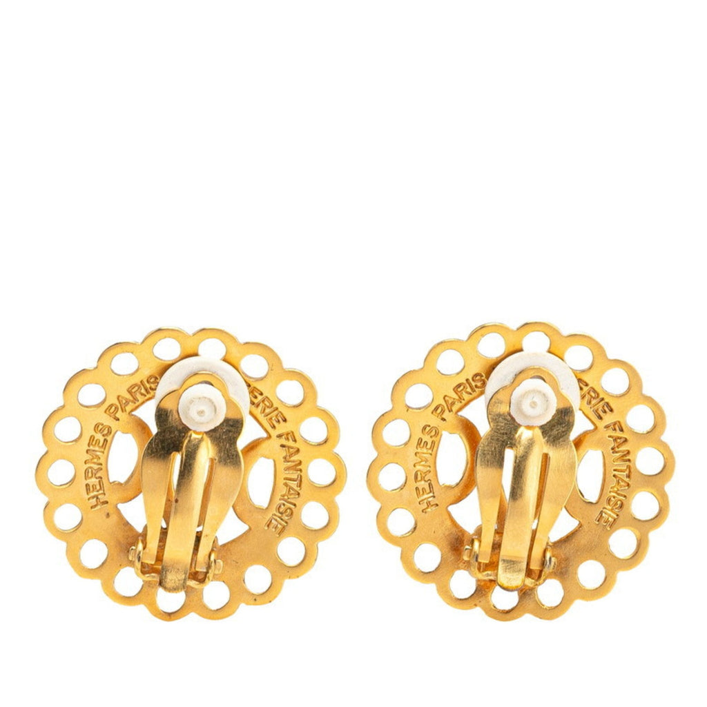 Clip-On Earrings Gold Plated