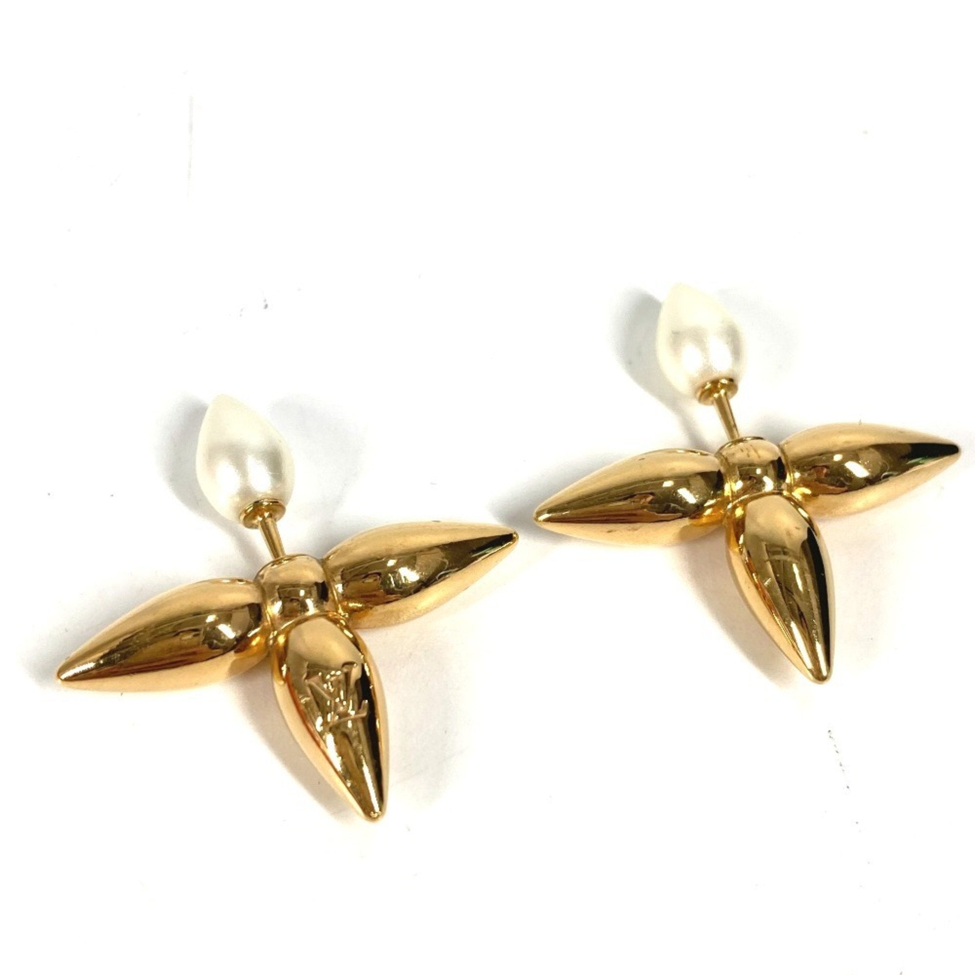 Earrings Gold-Tone Metal