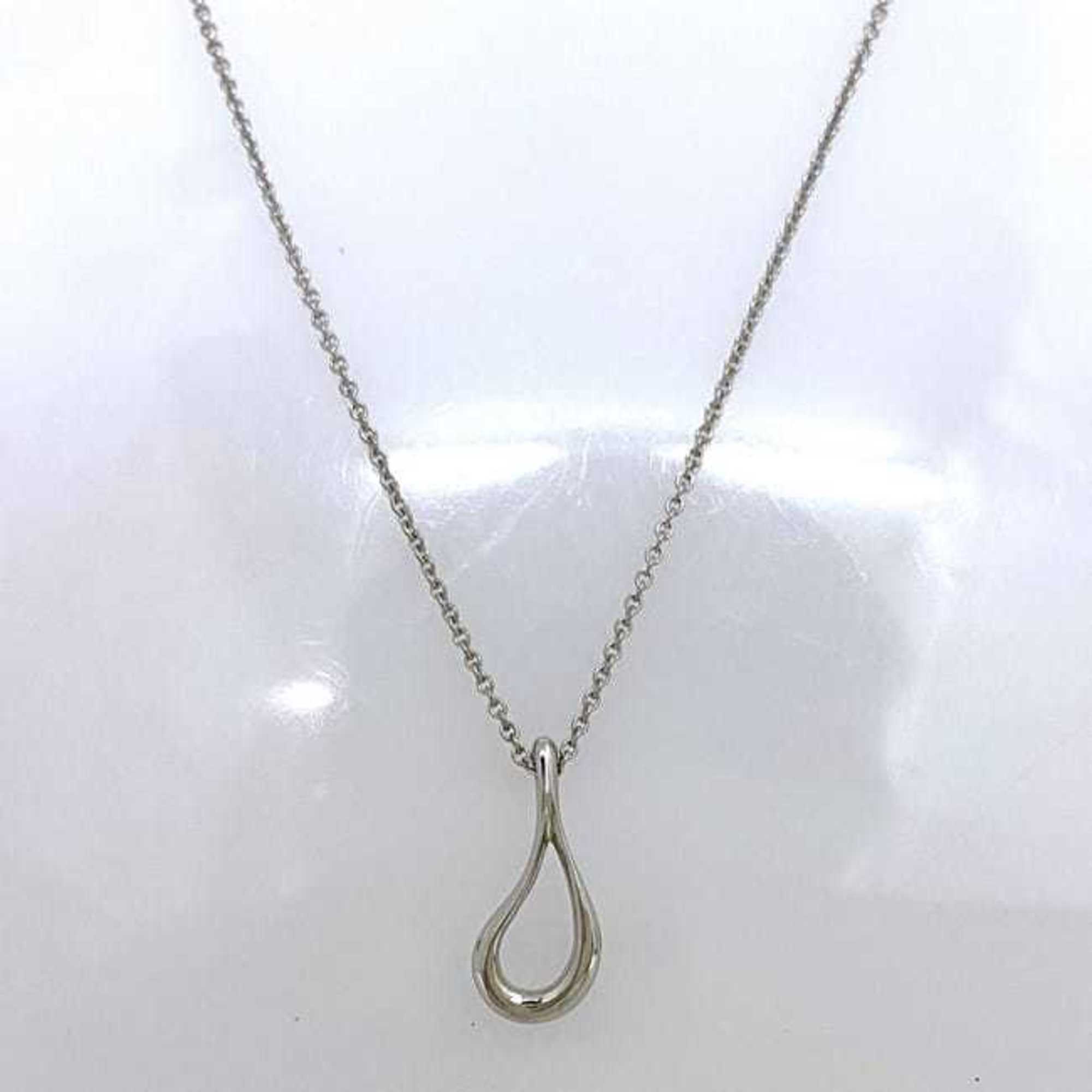 Elsa Peretti Pendant Necklace Sterling Silver 17mm