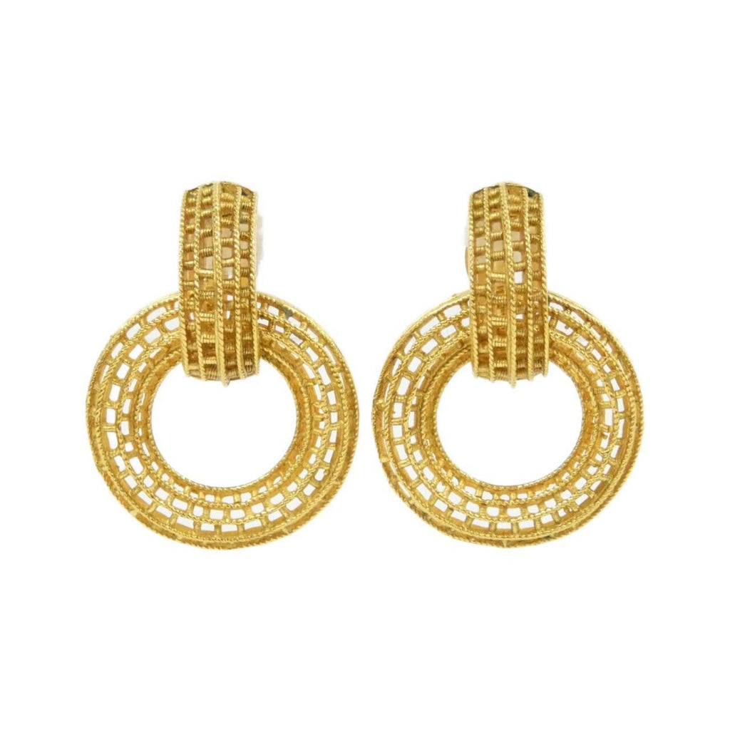 Earrings Gold-Tone Metal