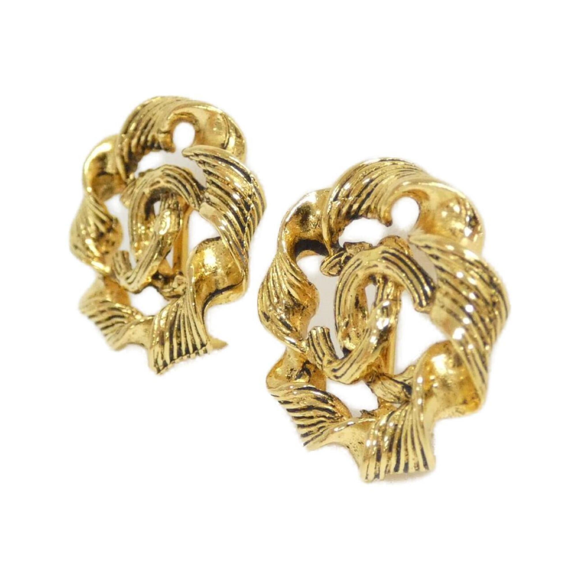 Clip-On Earrings Clip-On Gold-Tone Metal
