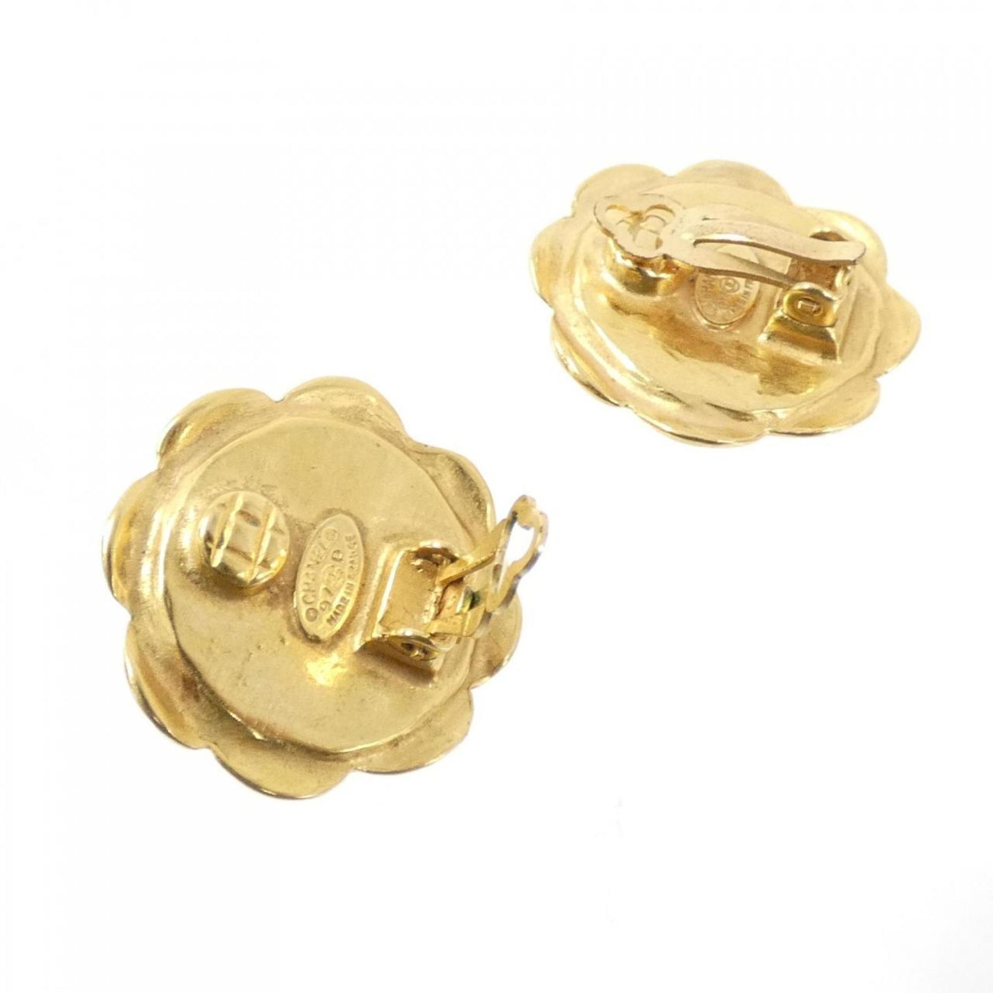 Clip-On Earrings Clip-On Gold-Tone Metal