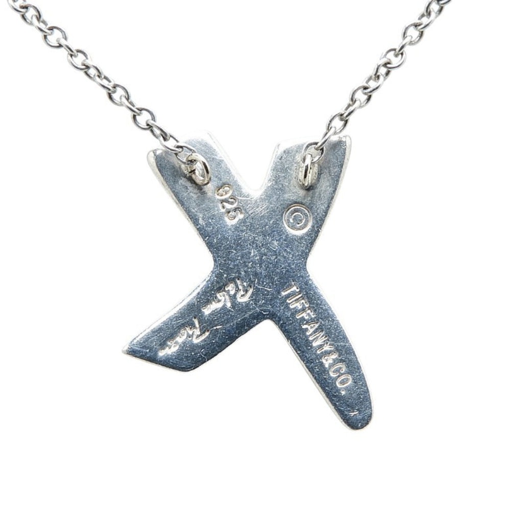 Kiss Pendant Necklace Sterling Silver