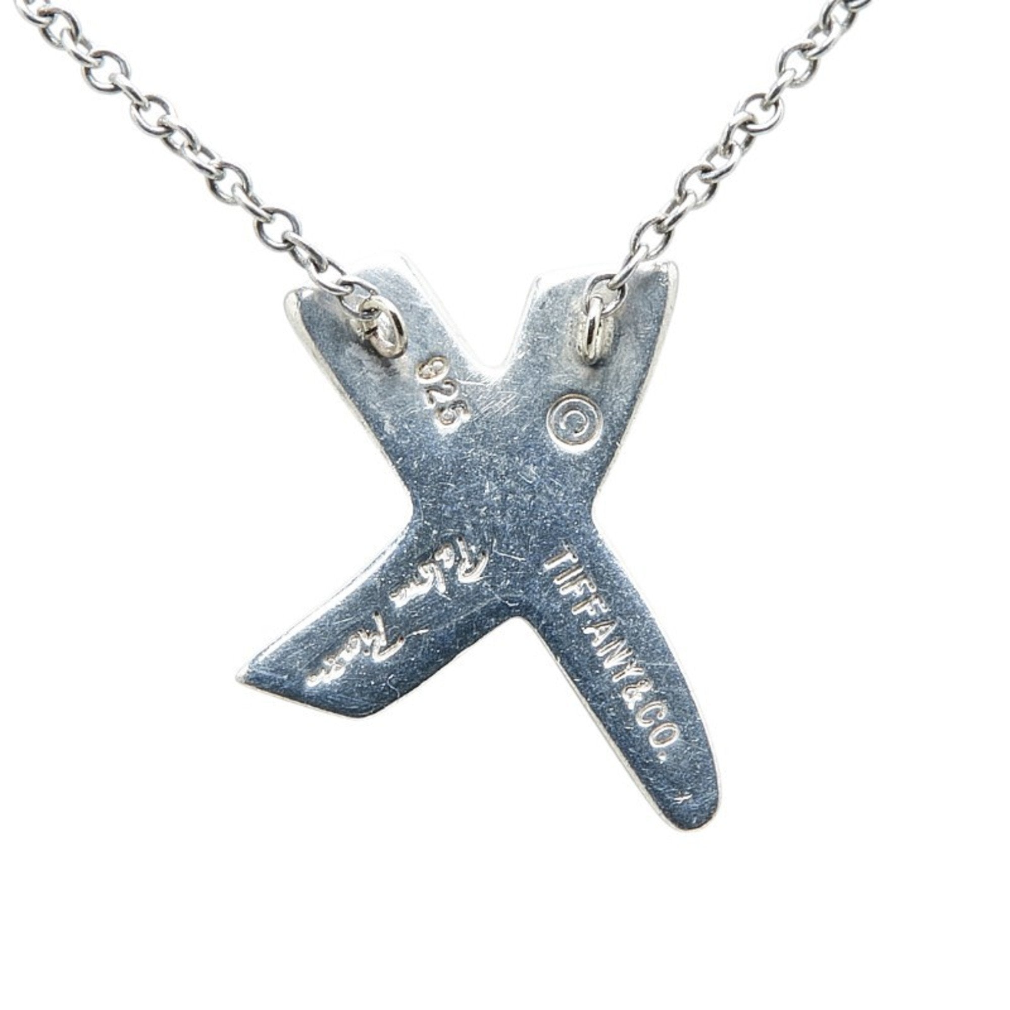 Kiss Pendant Necklace Sterling Silver
