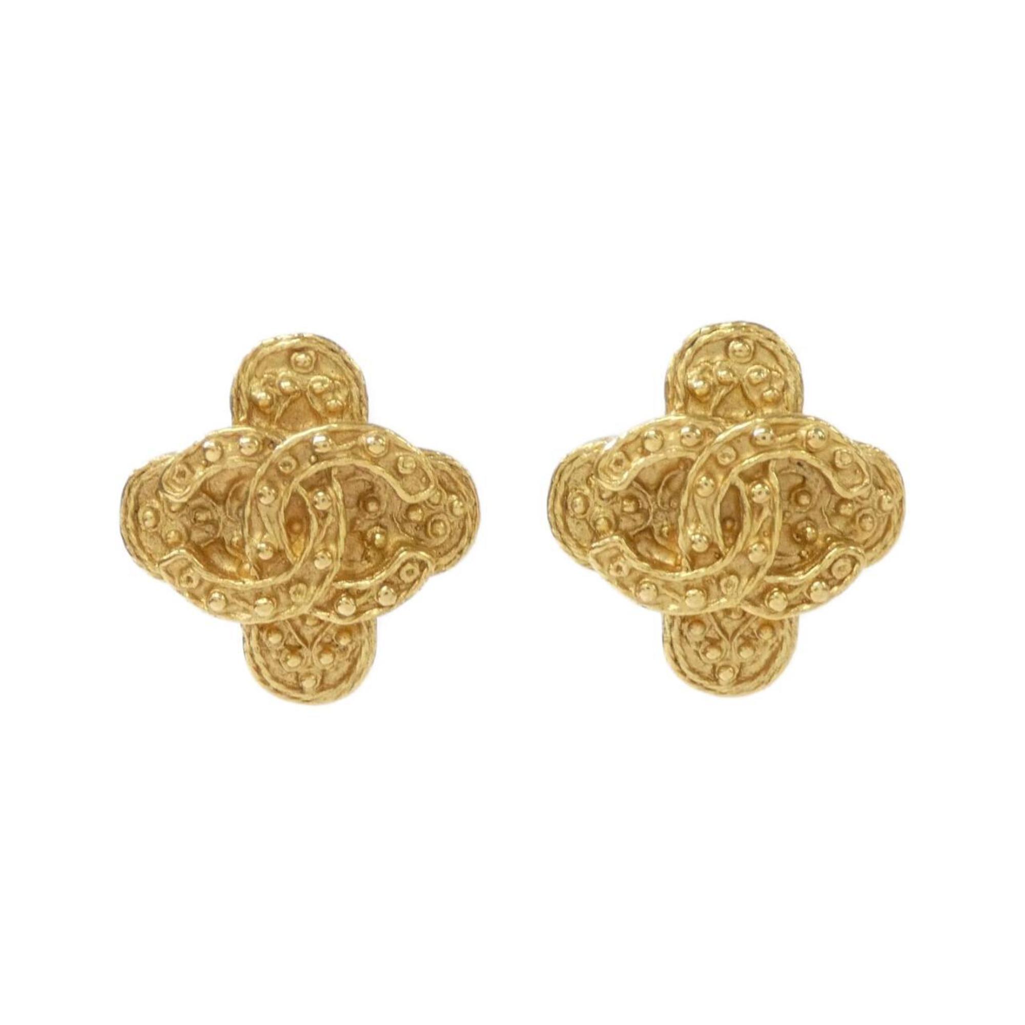 Earrings Gold-Tone Metal