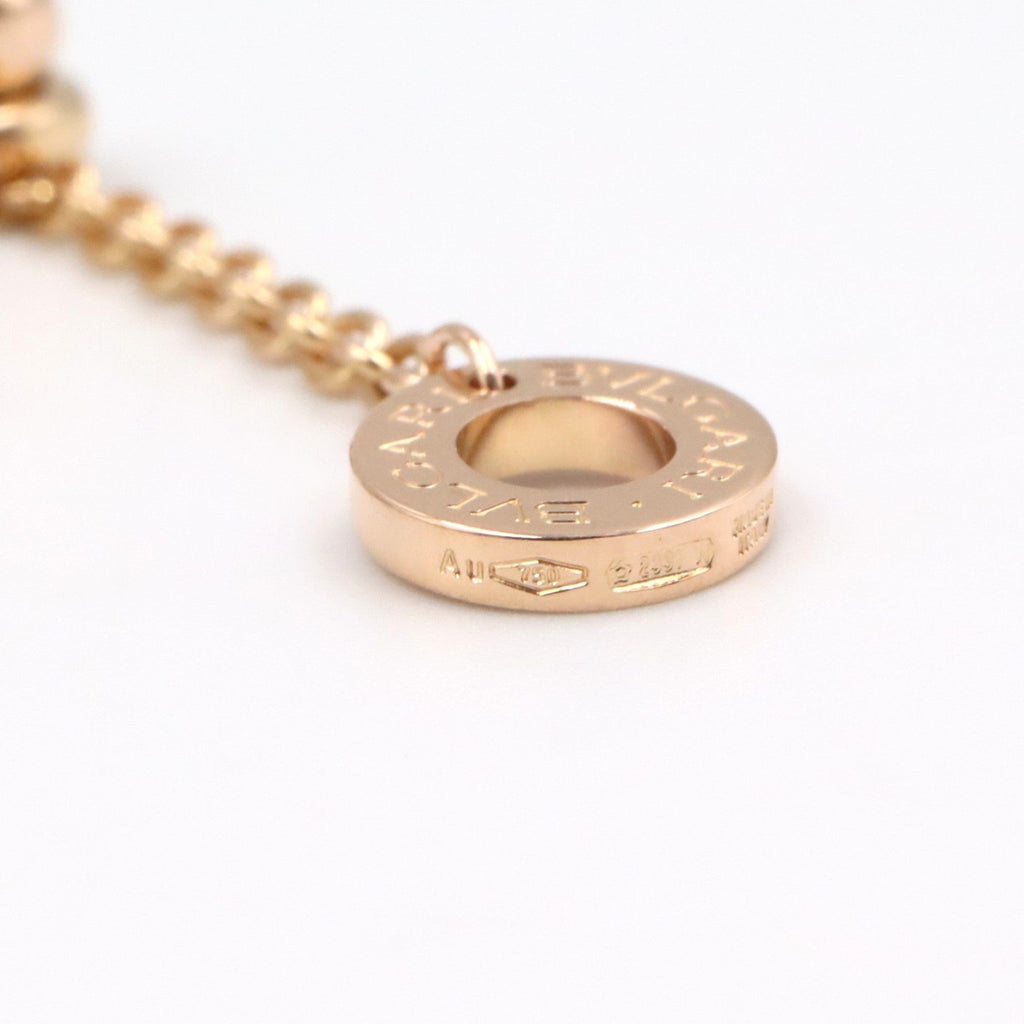 B.Zero1 Pendant Necklace Ceramic and 18K Rose Gold with Diamond