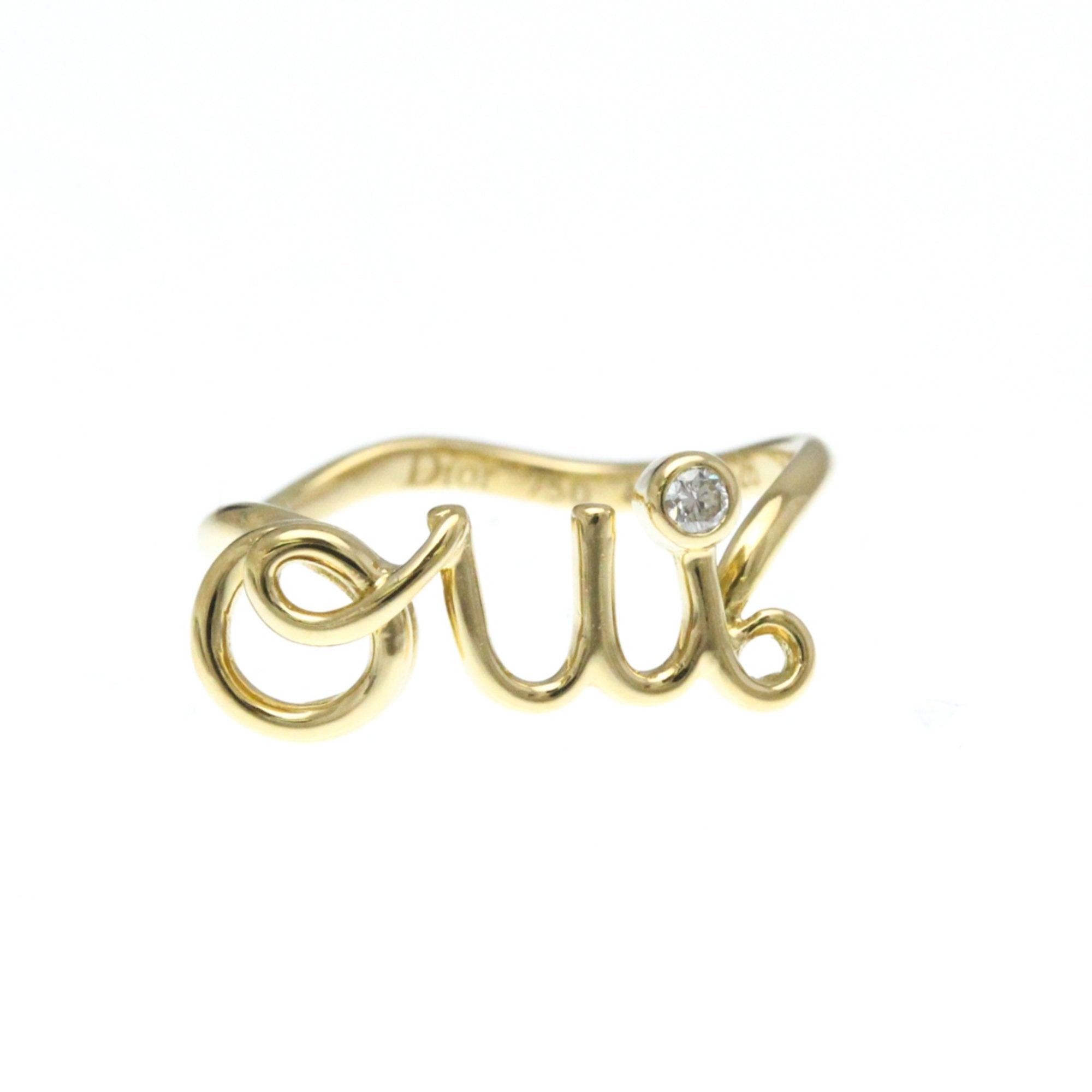 Band Ring 18K Yellow Gold with Diamond