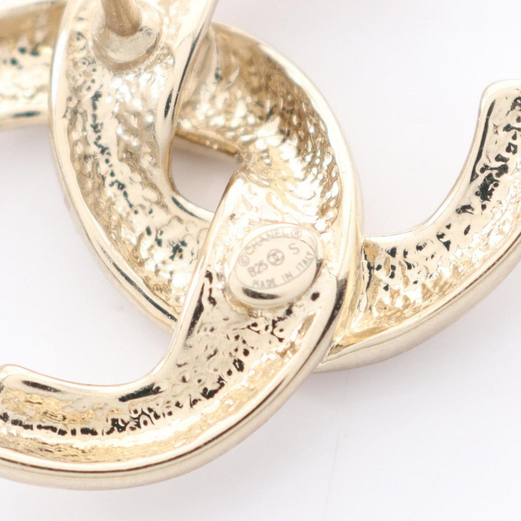 CC Logo Earrings Metal Gold-Tone Metal