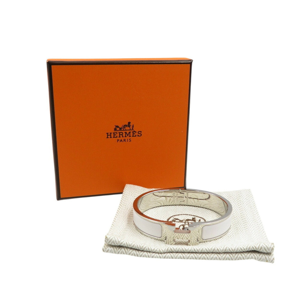 Click-Clack Bracelet Metal White Mini
