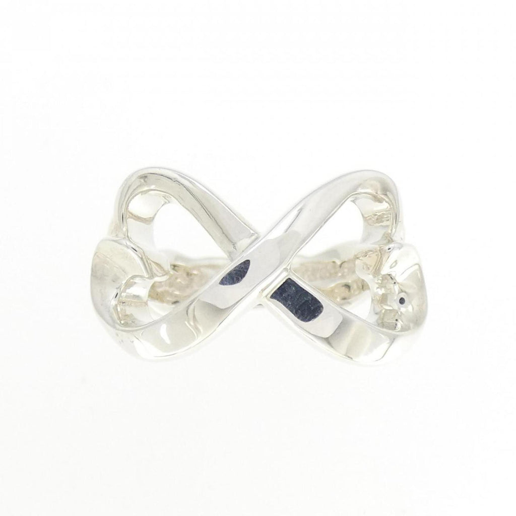 Double Loving Heart Ring Sterling Silver