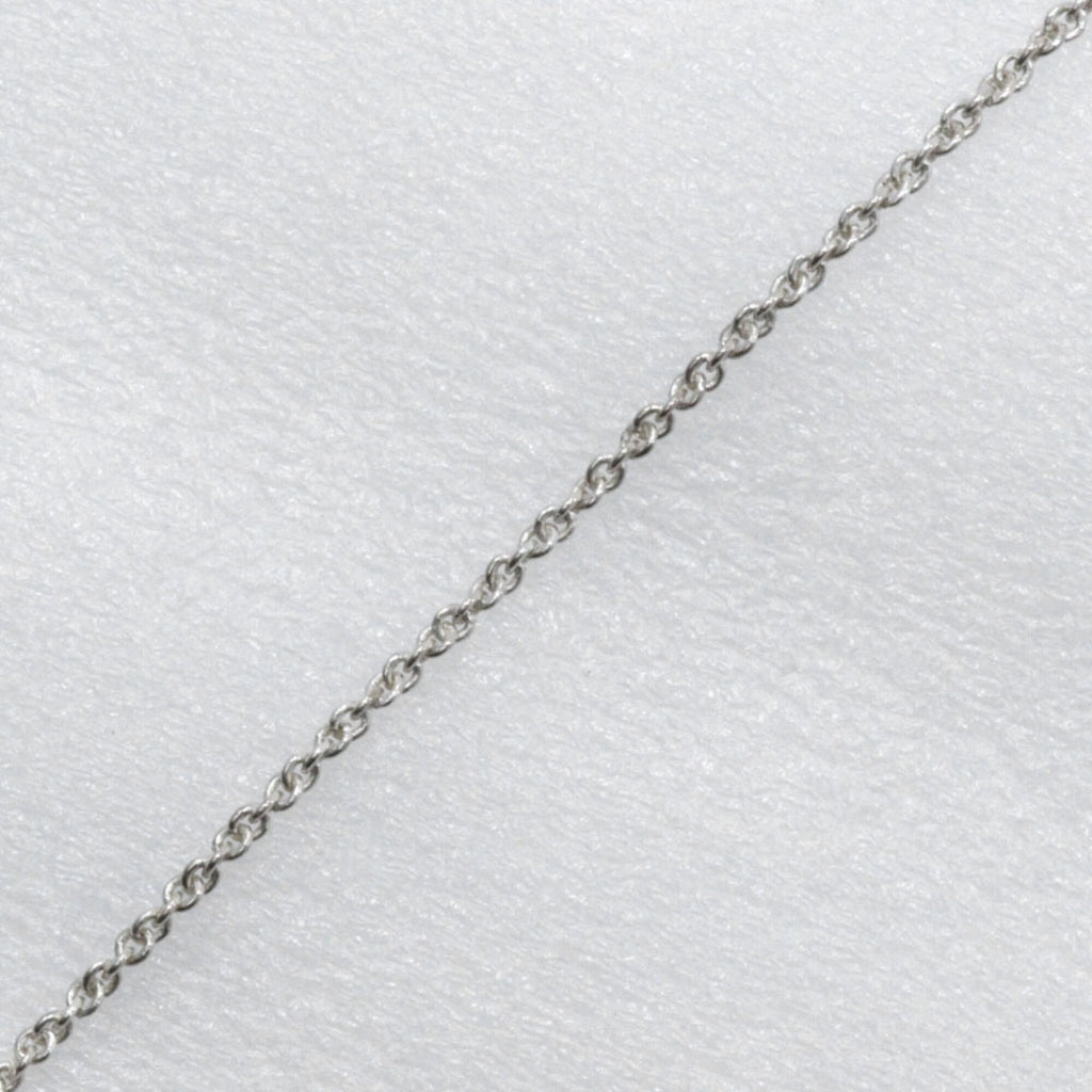 Open Heart Pendant Necklace Sterling Silver 14mm