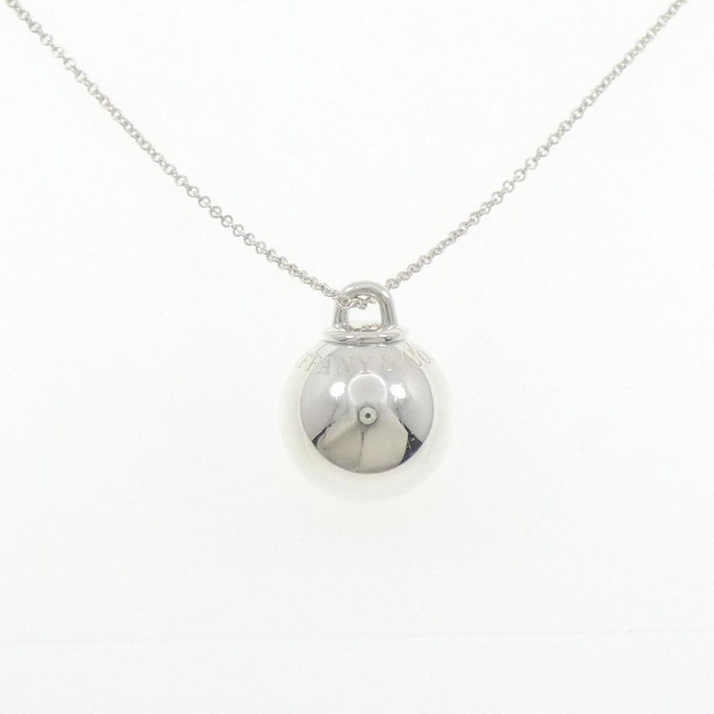 Ball Pendant Necklace Sterling Silver