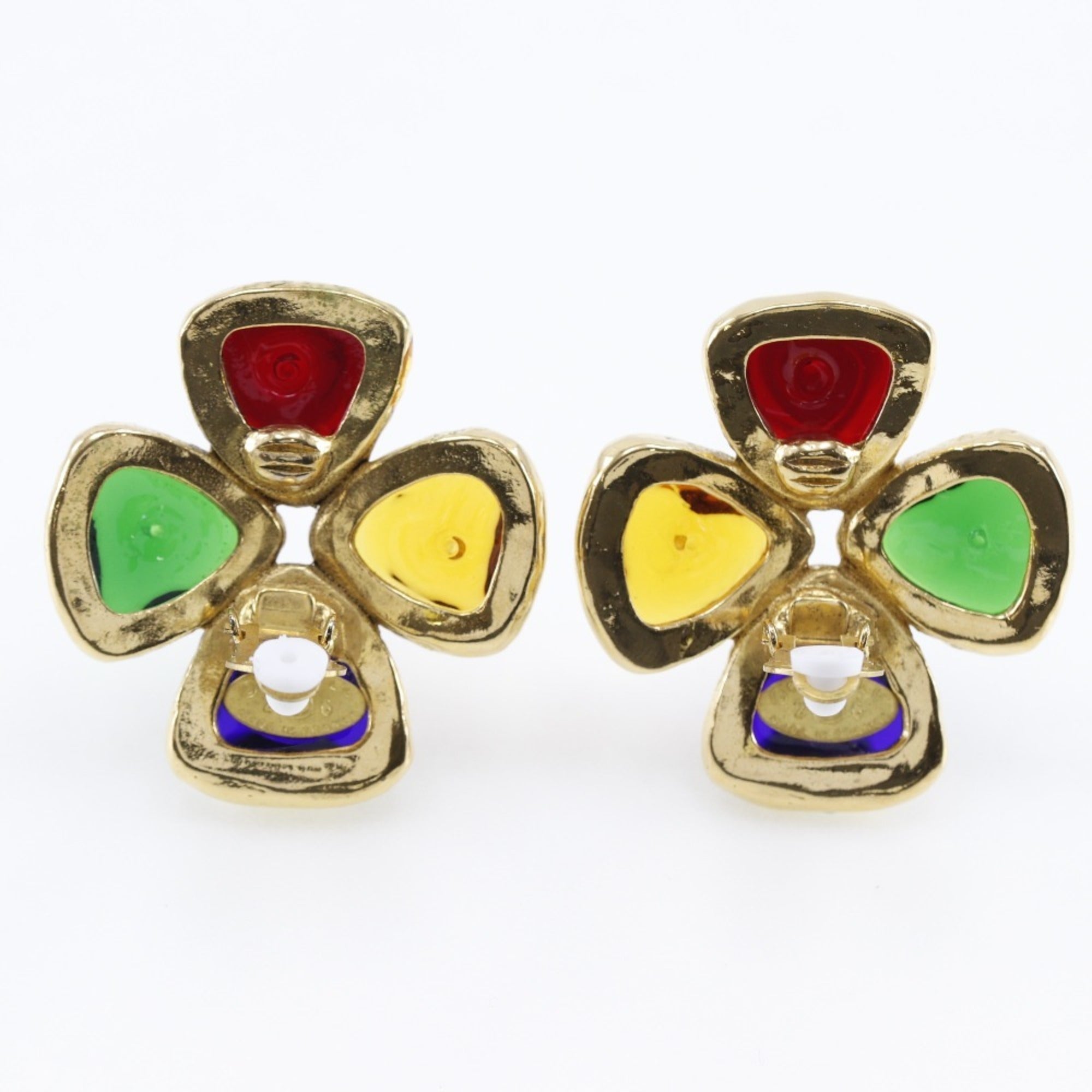 Clip-On Earrings Clip-On Gold-Tone Metal