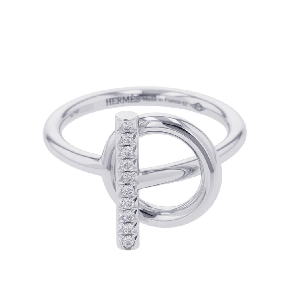 Echappé Ring 18K White Gold with Diamond Mini