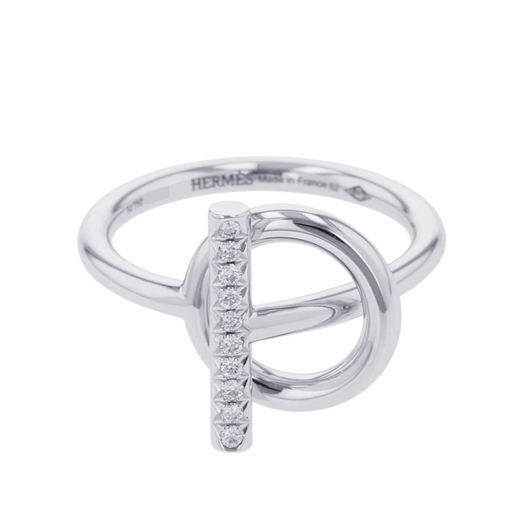 Echappé Ring 18K White Gold with Diamond Mini