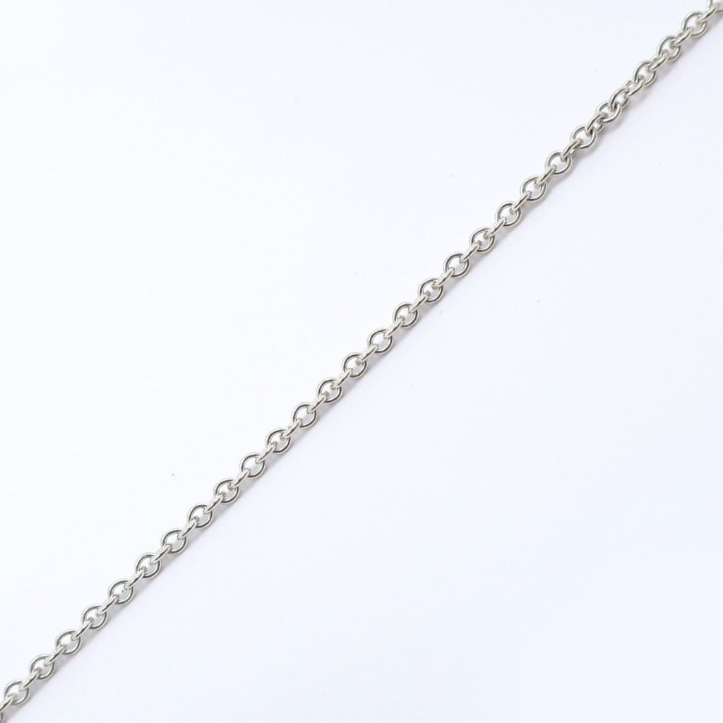 Open Heart Pendant Necklace Sterling Silver 26mm