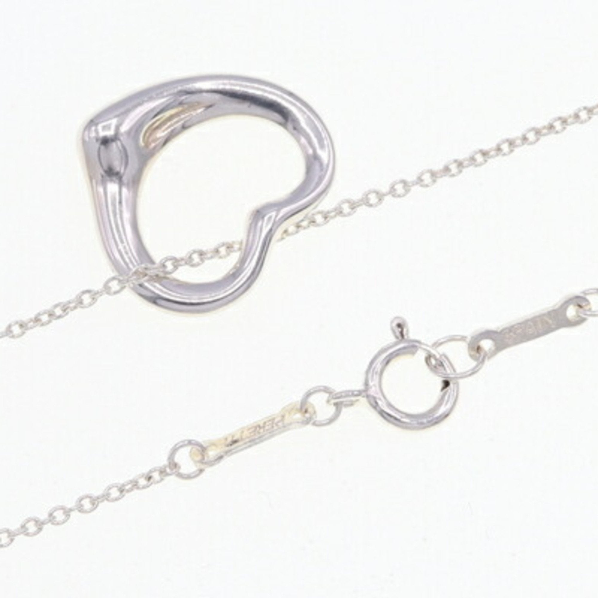 Elsa Peretti Pendant Necklace Sterling Silver 13.6mm
